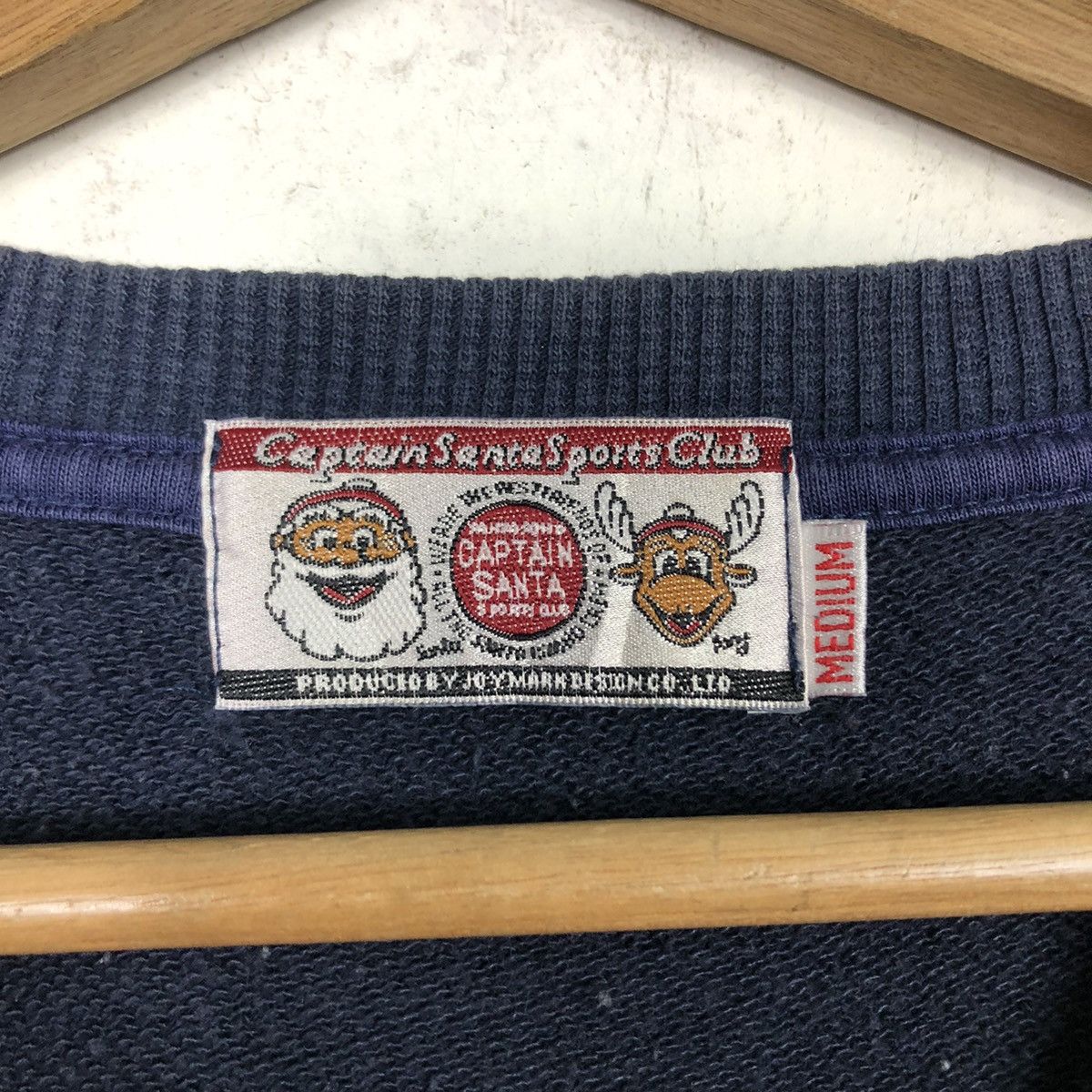 Hysteric Glamour 📌Vintage Captain Santa Sports Club Big Logo Sweatshirt Size US M / EU 48-50 / 2 - 13 Thumbnail