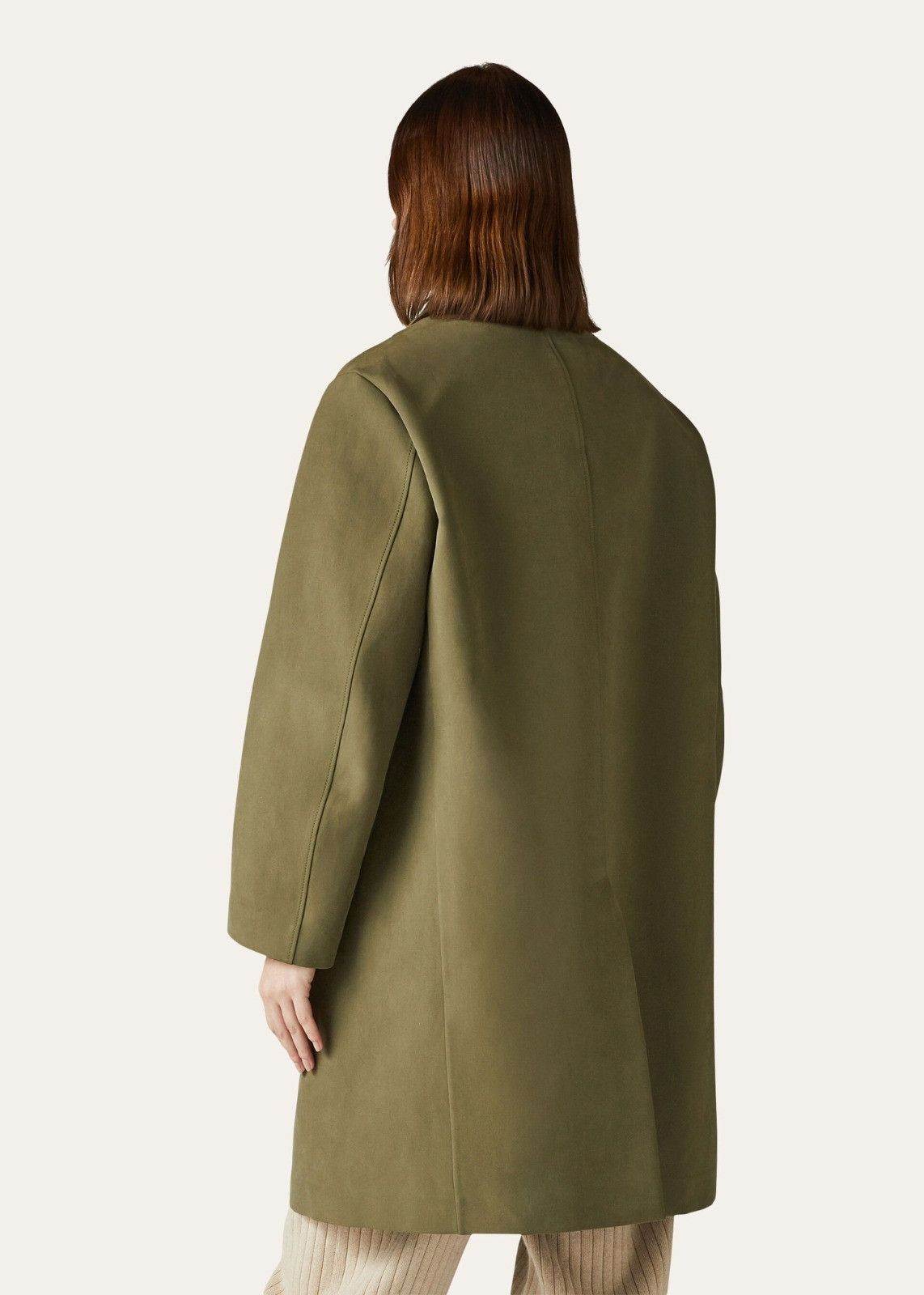 Loro Piana o1srvl11e1124 Single-Breasted Coat in Green Size XS / US 0-2 / IT 36-38 - 5 Thumbnail