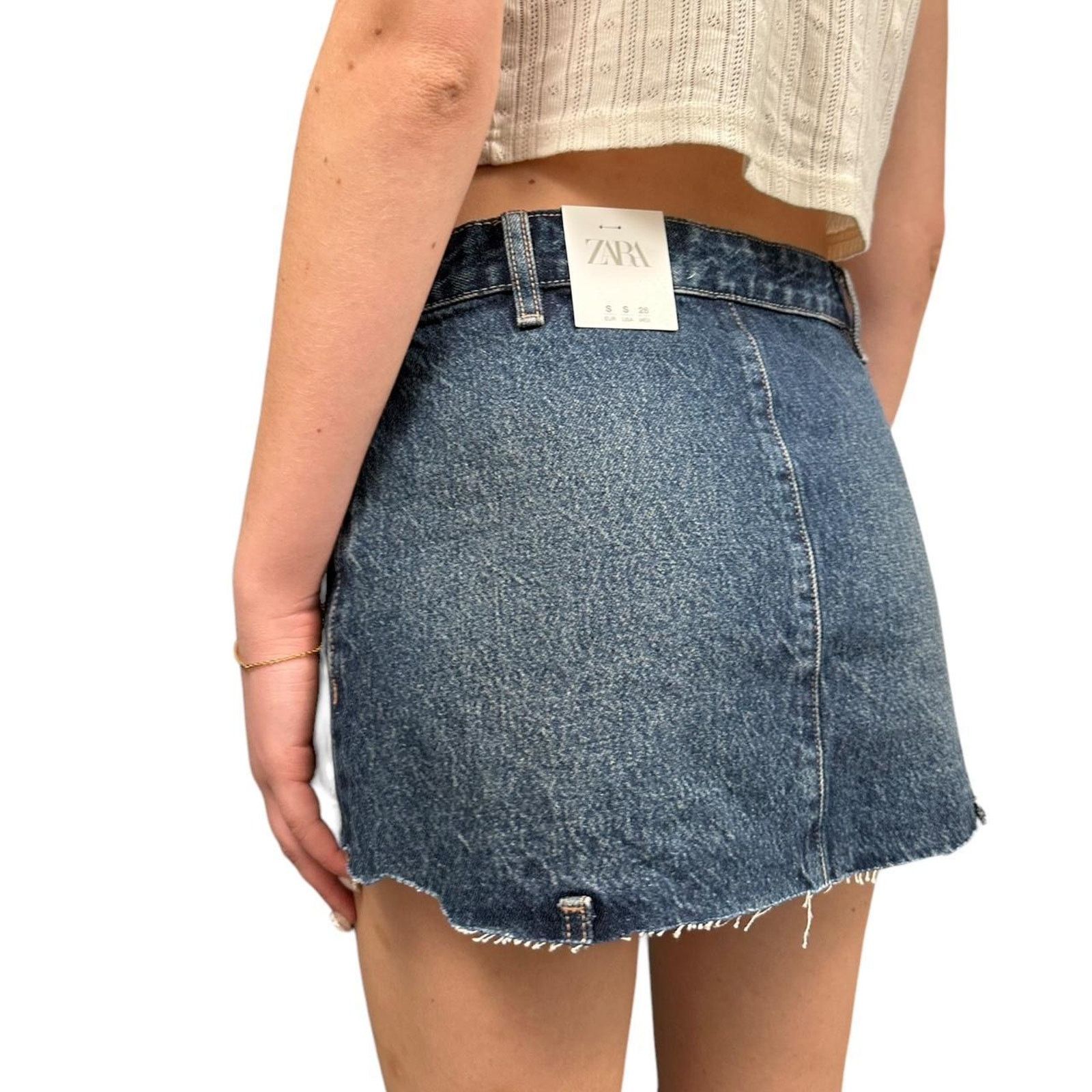 Zara denim skirt brand new Size 28" / US 6 / IT 42 - 1 Thumbnail