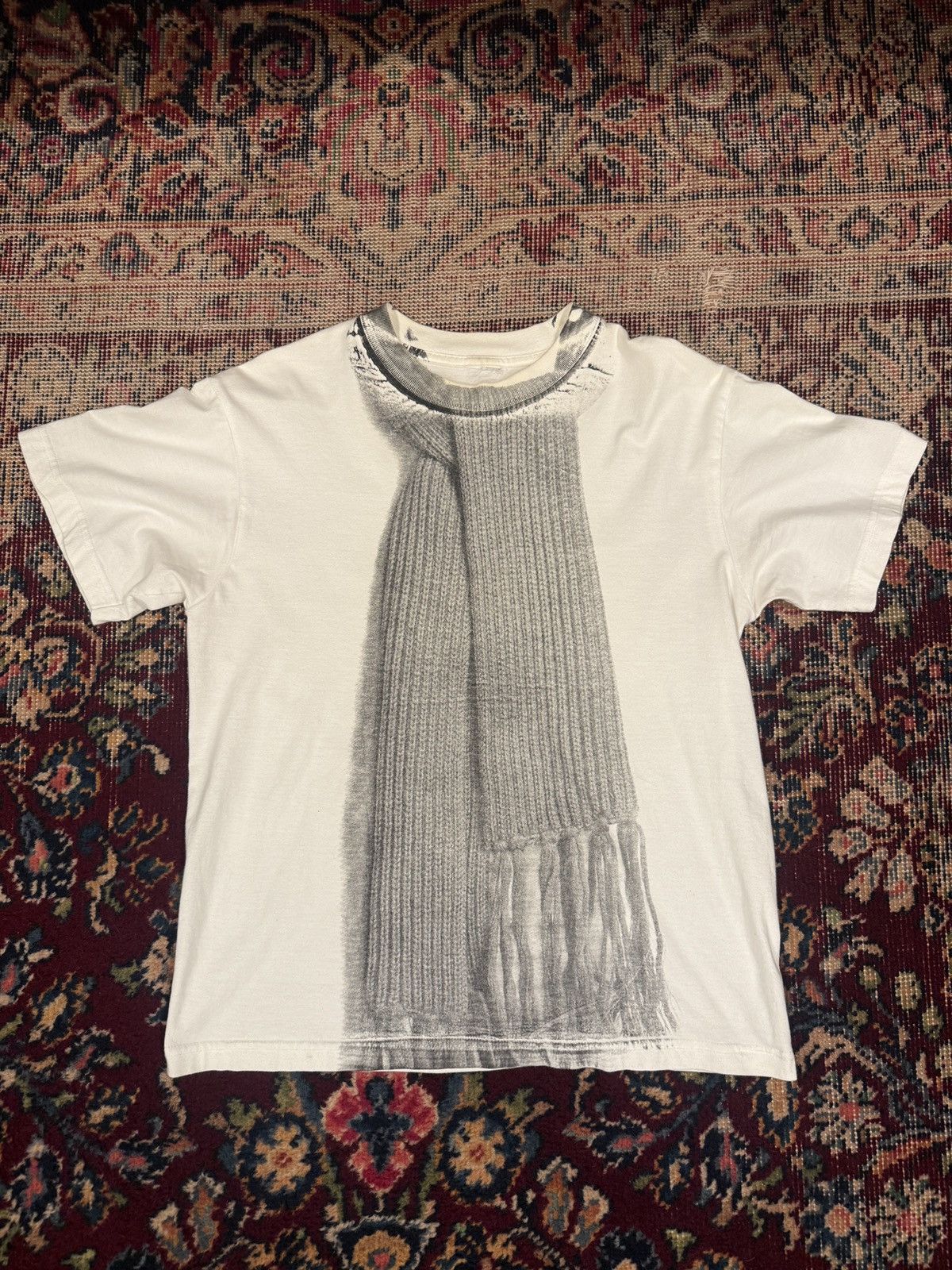 Maison Margiela Maison Martin Margiela AW04 trompe-l’oeil scarf shirt Size US S / EU 44-46 / 1 - 1 Thumbnail