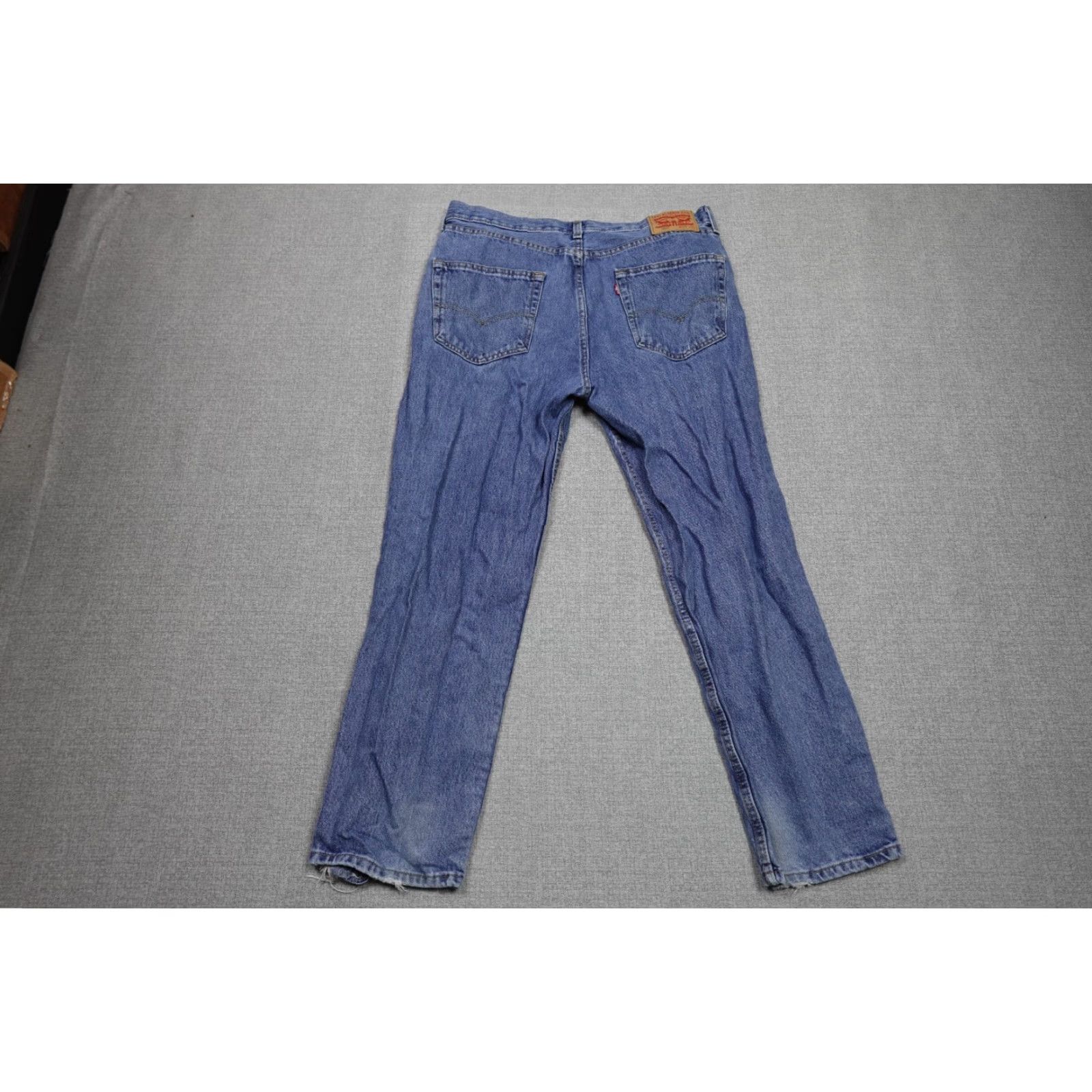 Levi's Levi's 550 Jeans Mens 36x30 Blue Relaxed Fit Light Wash Western Cowboy Rancher Jeans Size US 36 / EU 52 - 4 Thumbnail