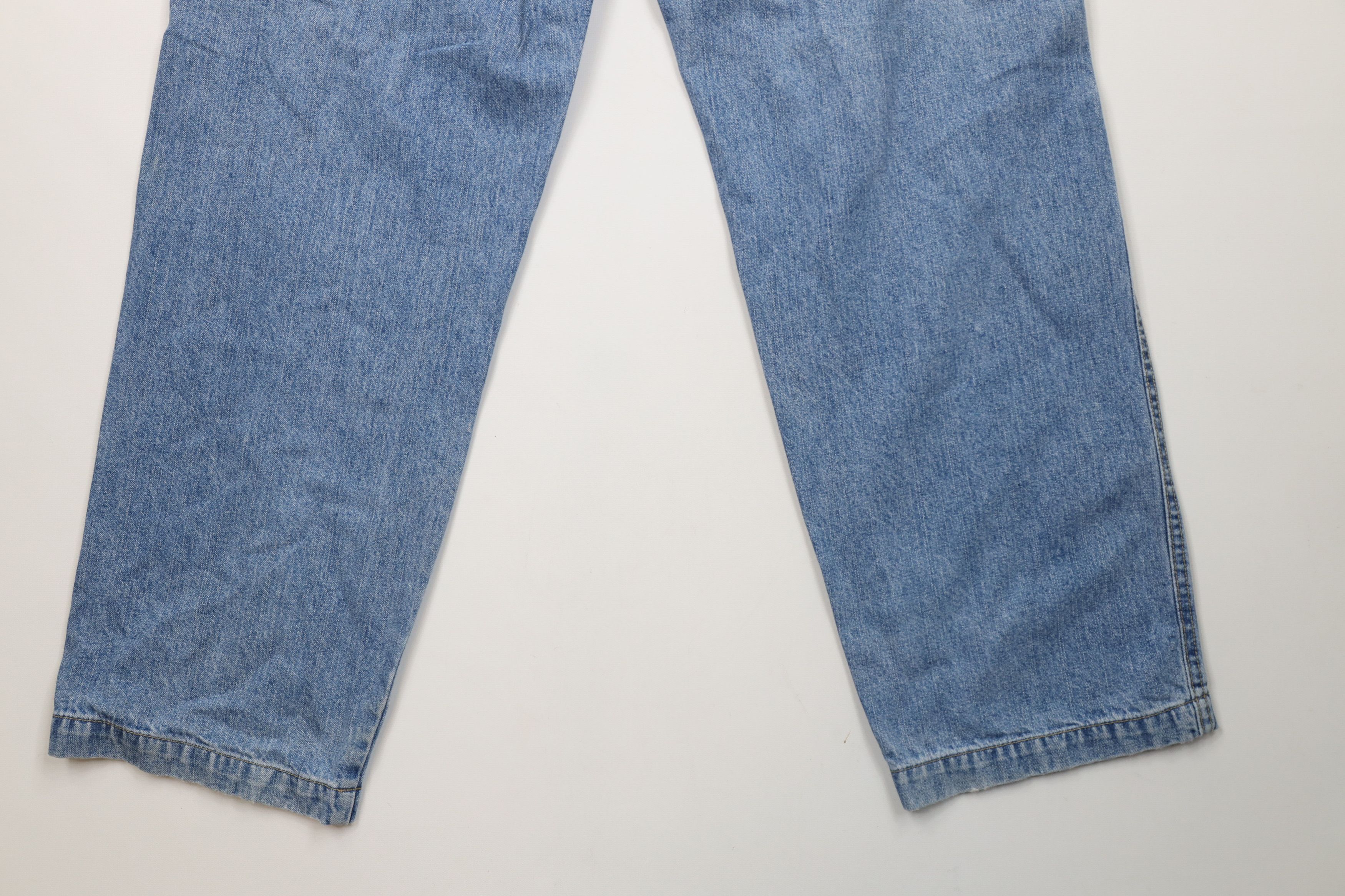 Vintage Vintage 90s Y2K Streetwear Wide Leg Skateboard Jeans Blue Size US 36 / EU 52 - 11 Thumbnail