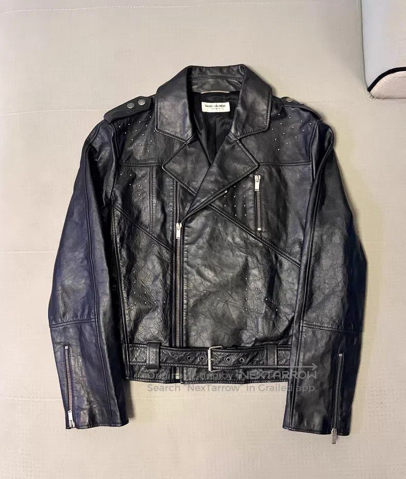 Saint Laurent Paris Saint Laurent Paris Studded Multielement Leather Strap Lea Size US S / EU 44-46 / 1 - 1 Thumbnail
