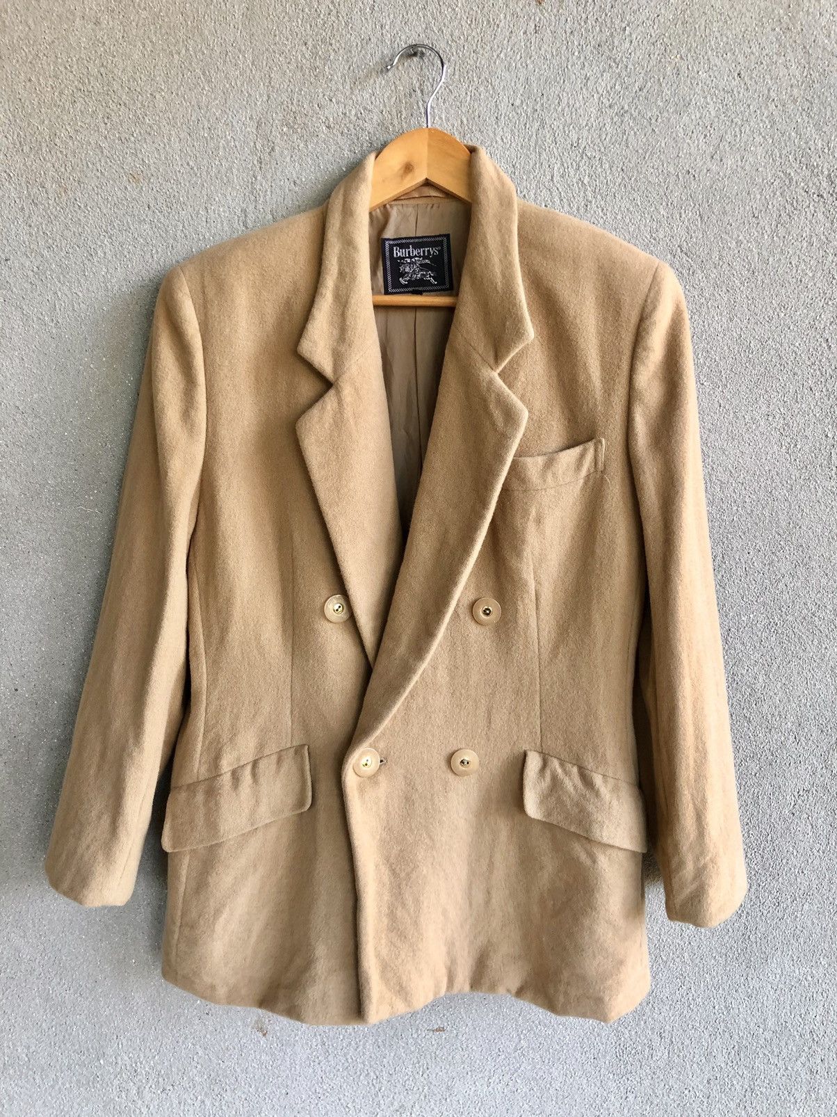 Burberry Vintage Burberrys brown blazer Size L / US 10 / IT 46 - 1 Thumbnail