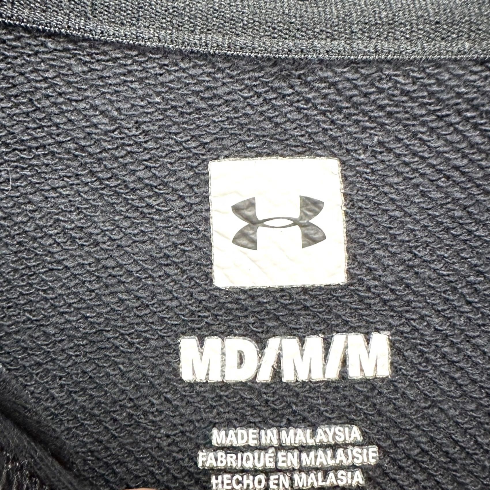 Under Armour Under Armour Hoodie Sweatshirt Mens Medium Black Colorblock Drawstring Pullover Size US M / EU 48-50 / 2 - 4 Thumbnail