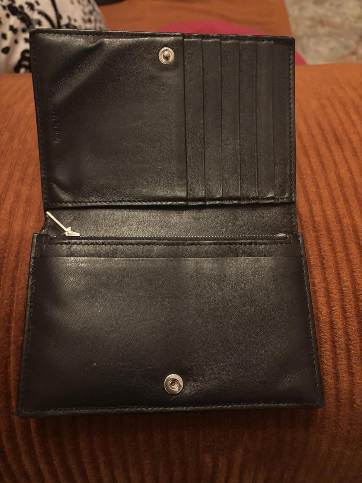 Celine Celine Calfskin Leather Frame Bi-fold Wallet Size ONE SIZE - 3 Thumbnail