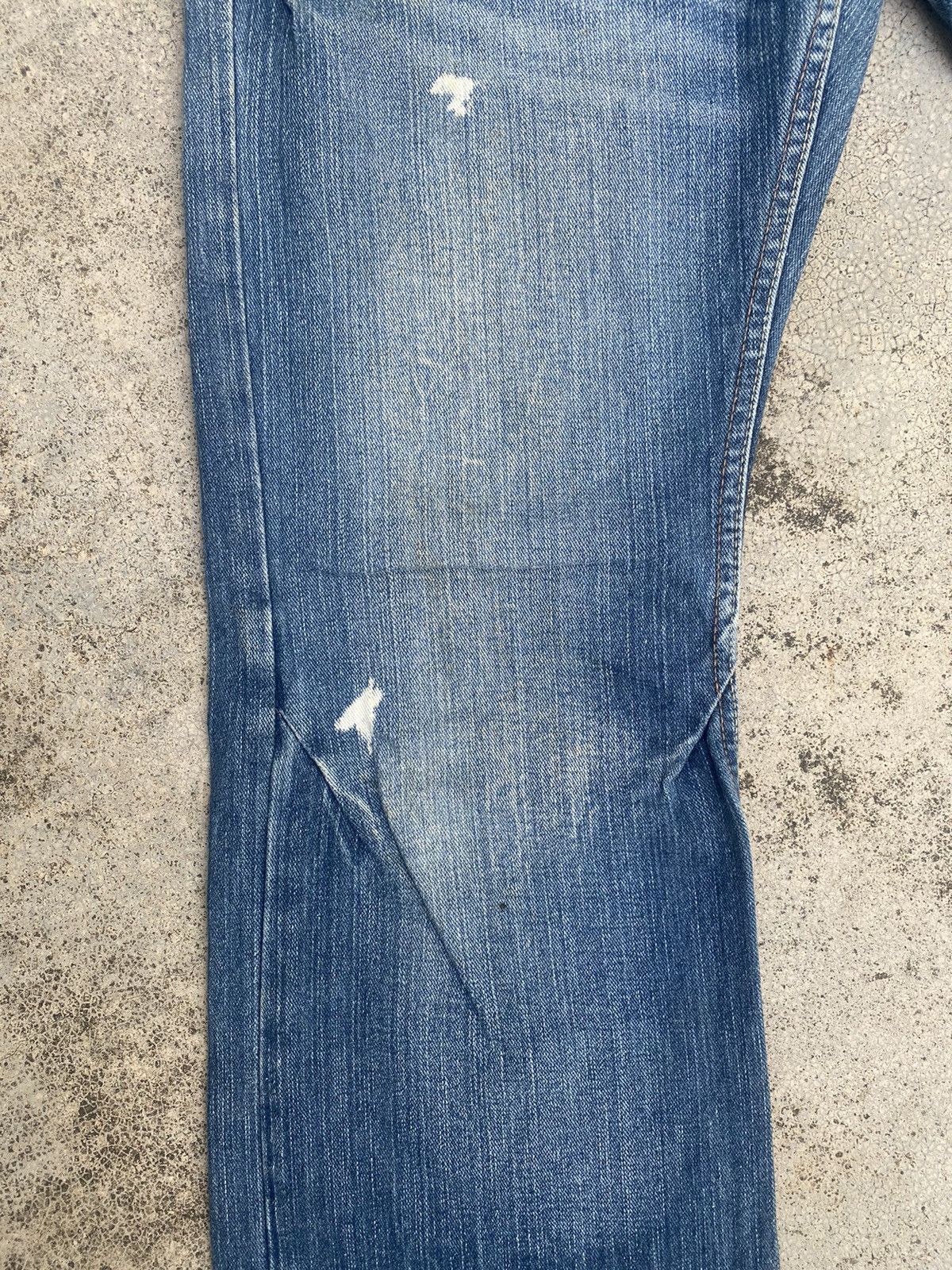 Japanese Brand Flare Jeans Root Three Distressed Fade Bootcut Size US 30 / EU 46 - 7 Thumbnail
