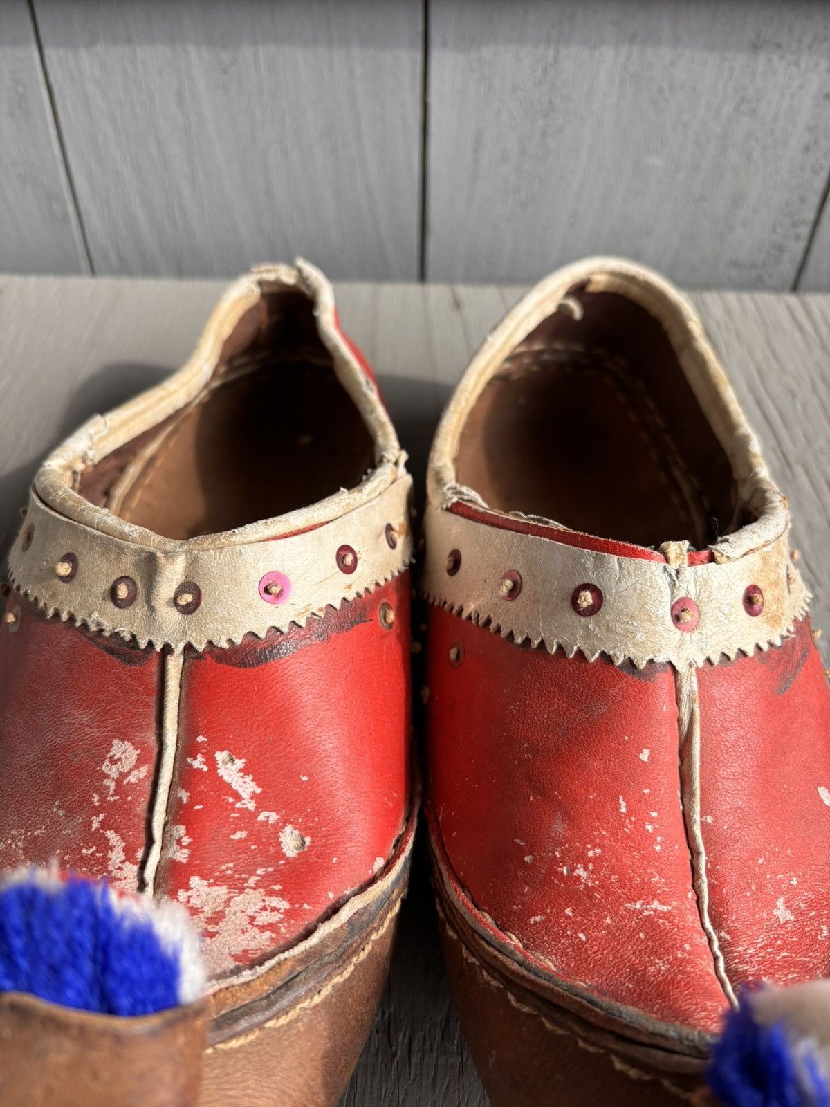 Other Antique Tsarouchi Greek National Guard Moccasin Pom Pom Loaf Size US 8 / EU 41 - 10 Thumbnail