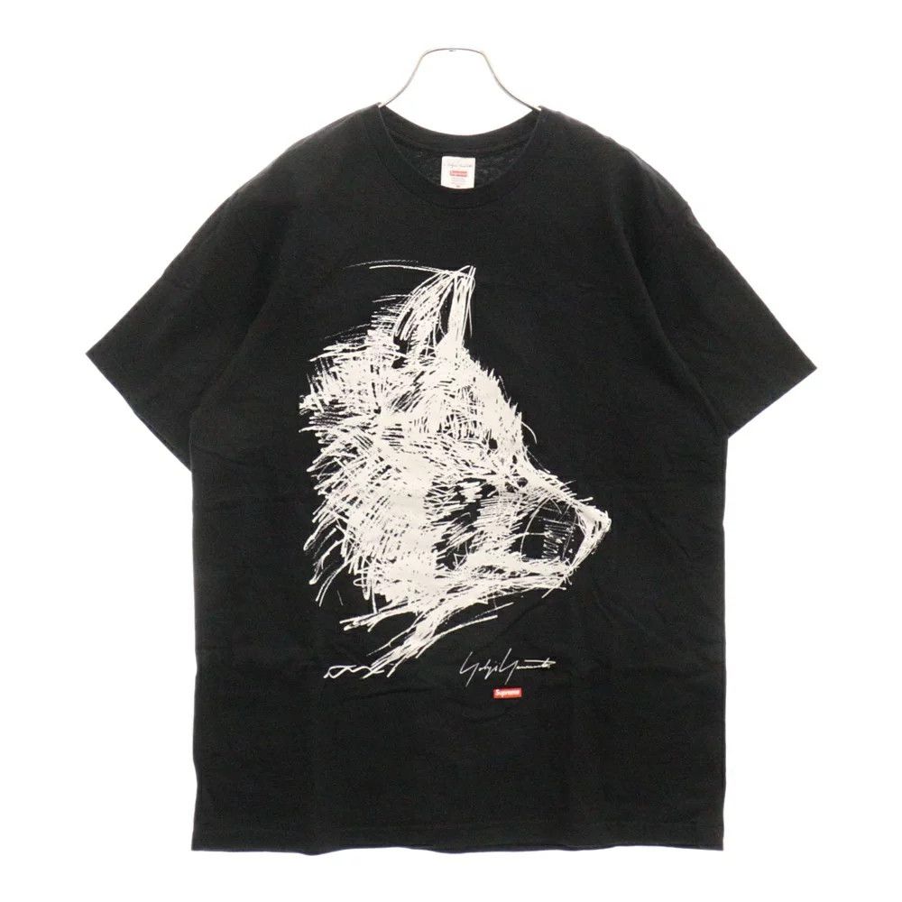 Yohji Yamamoto SUPREME 20AW × Yohji Yamamoto Scribble Wolf Tee Size US M / EU 48-50 / 2 - 1 Thumbnail