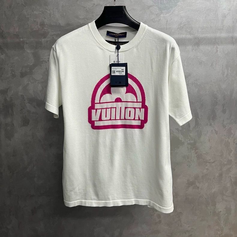 Louis Vuitton Louis Vuitton White monogram printed short sleeves with ro Size US M / EU 48-50 / 2 - 1 Thumbnail
