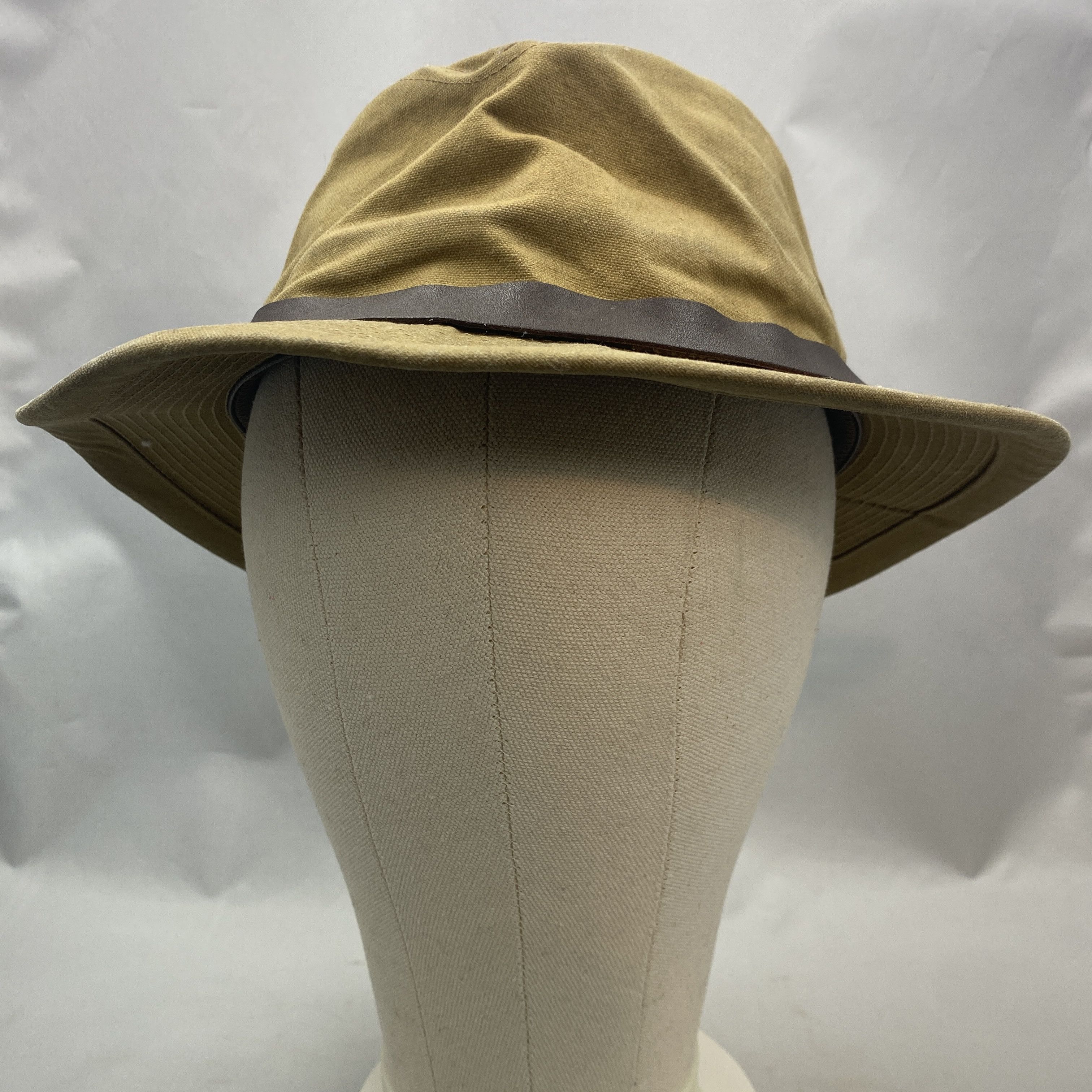 Filson Vintage Filson Tin Cloth Field Safari Hat USA 7 1/2 Large Size ONE SIZE - 4 Thumbnail