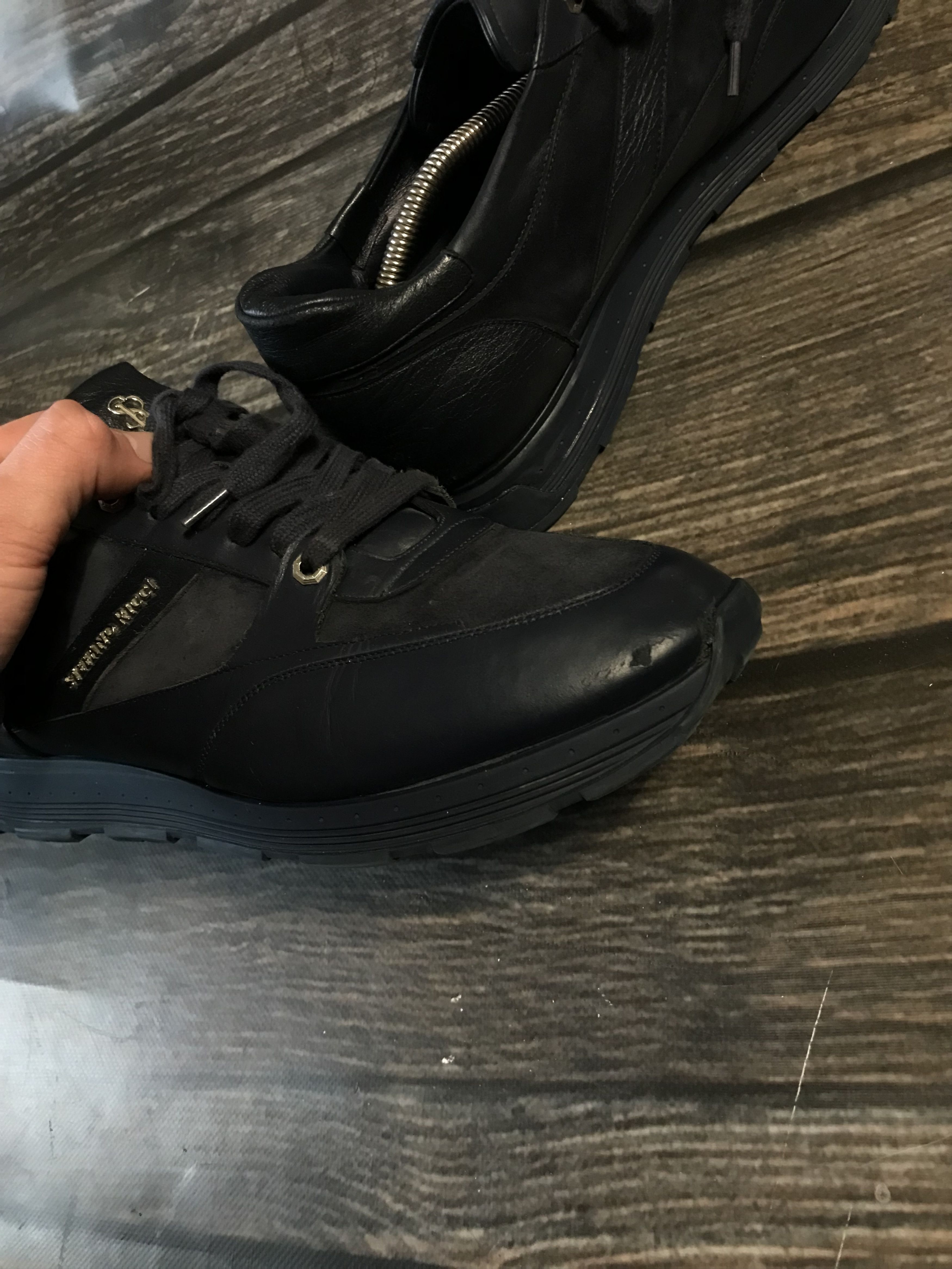 Stefano Ricci Stefano Ricci Leather Trainers Sneakers Size US 11.5 / EU 44-45 - 7 Thumbnail