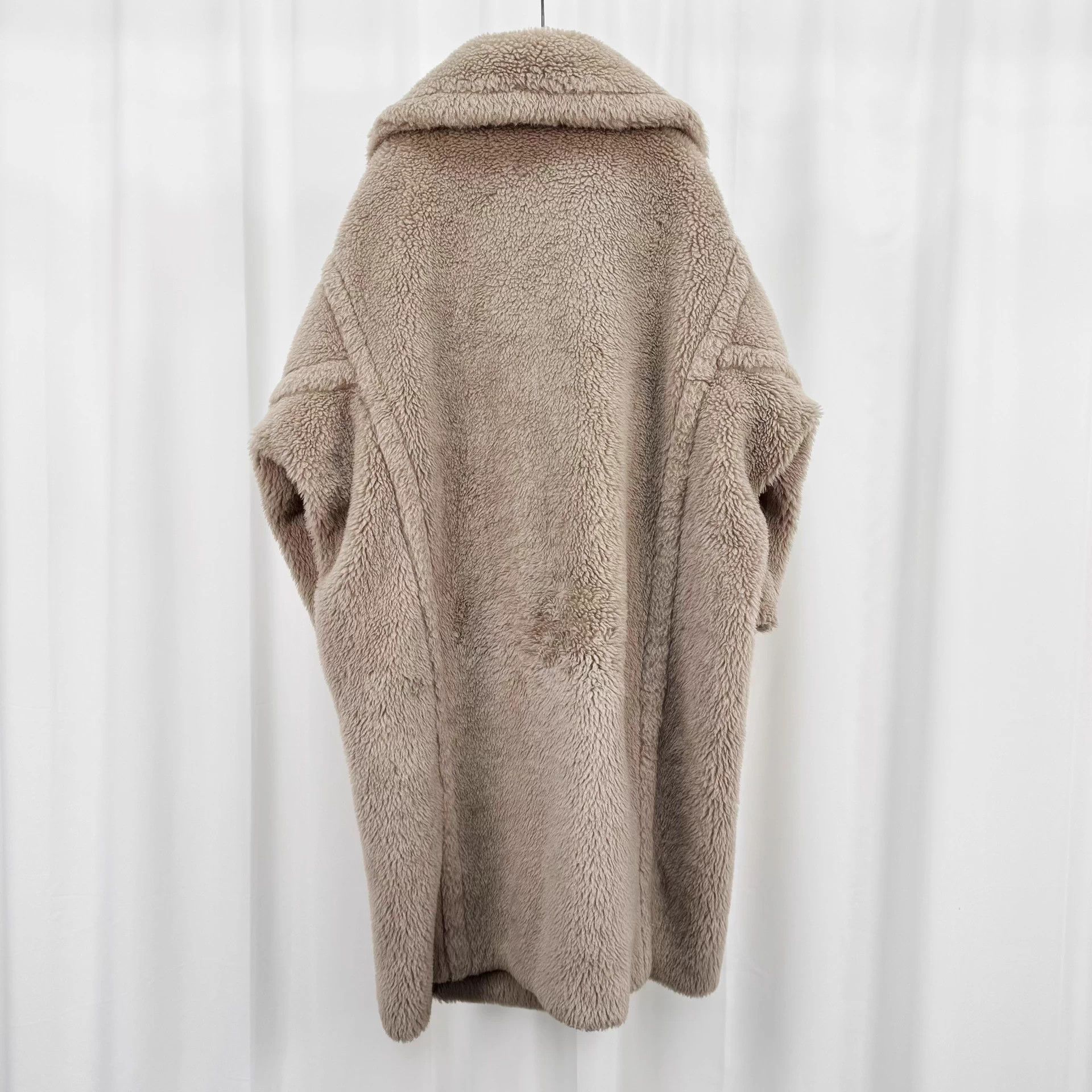 Max Mara Maxmara Sand Teddy Coat S MINT Size S / US 4 / IT 40 - 2 Thumbnail