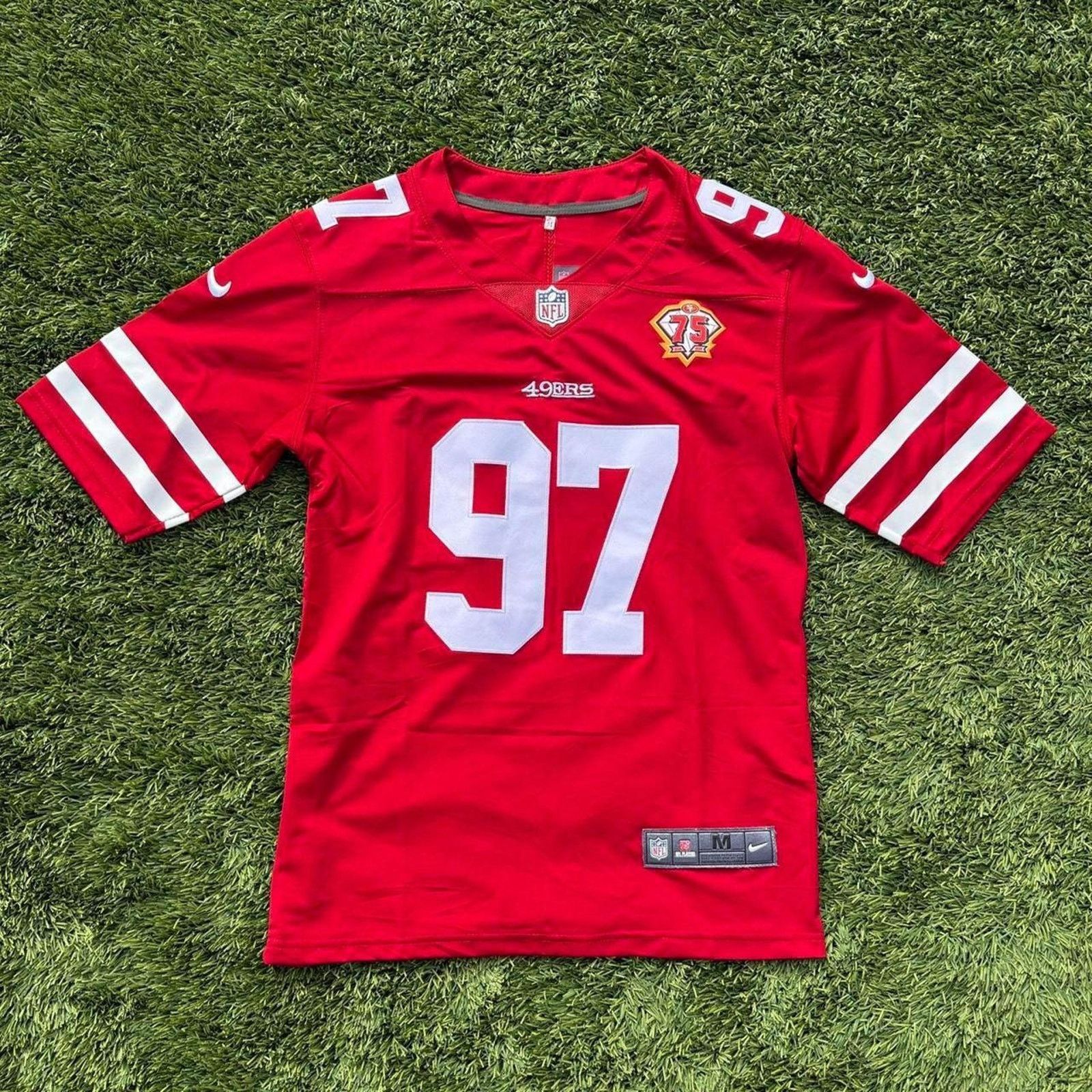 NFL 49ers Nick Bosa Jersey 75th Anniversary Size M Size US M / EU 48-50 / 2 - 1 Thumbnail