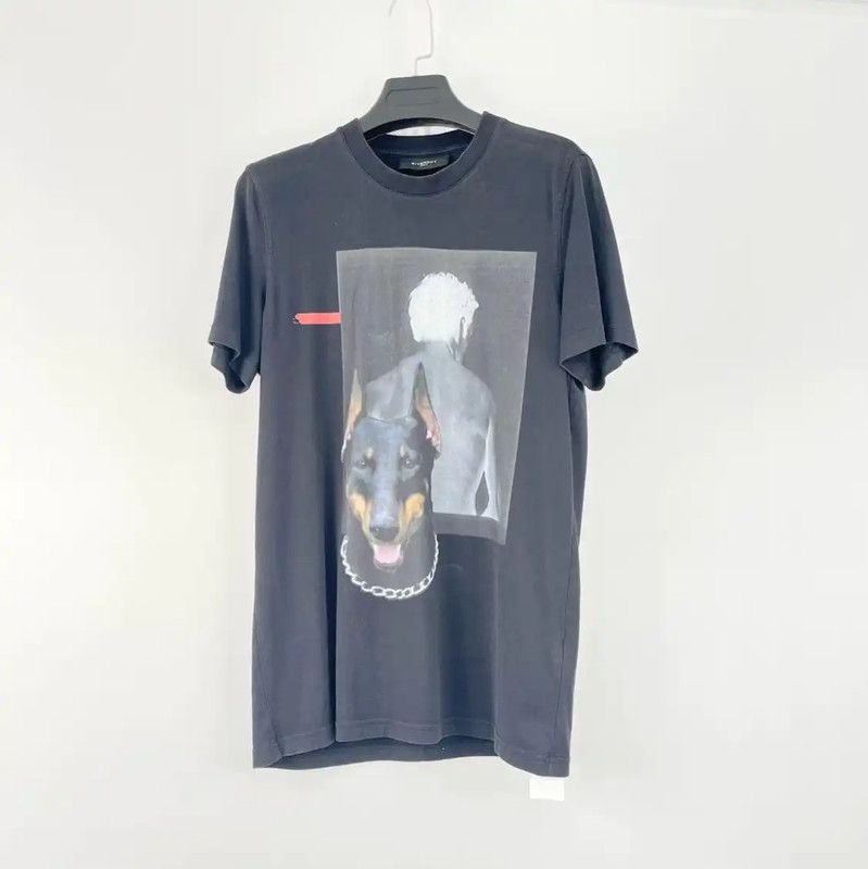 Givenchy Givenchy Men's Black Graphic T-Shirt 0089 Size US XXS / EU 40 - 1 Thumbnail