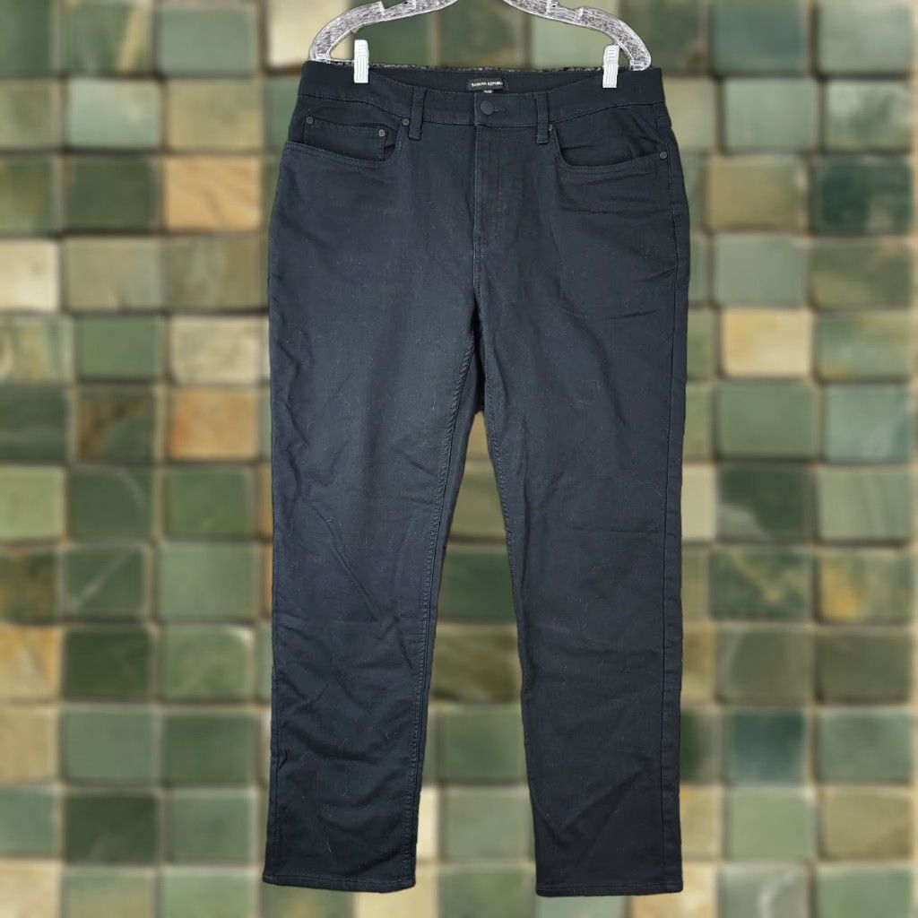Banana Republic Banana Republic Mens Pants Chino Straight Leg Size 34x30 Dark Blue Men Size US 34 / EU 50 - 1 Thumbnail