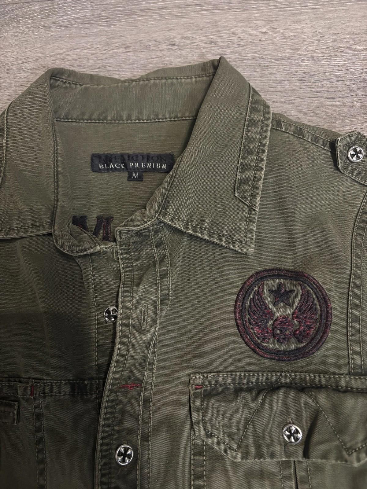 Affliction Affliction Black Premium Button Up Shirt Military Y2K Size M Size US M / EU 48-50 / 2 - 3 Thumbnail