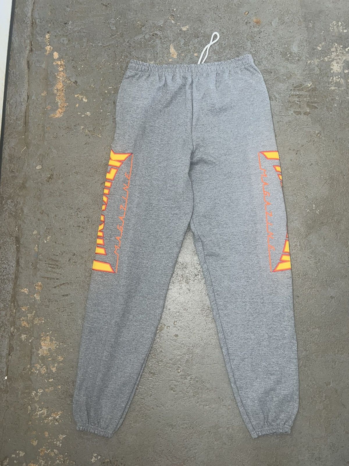 Grey thrasher sweatpants on sale