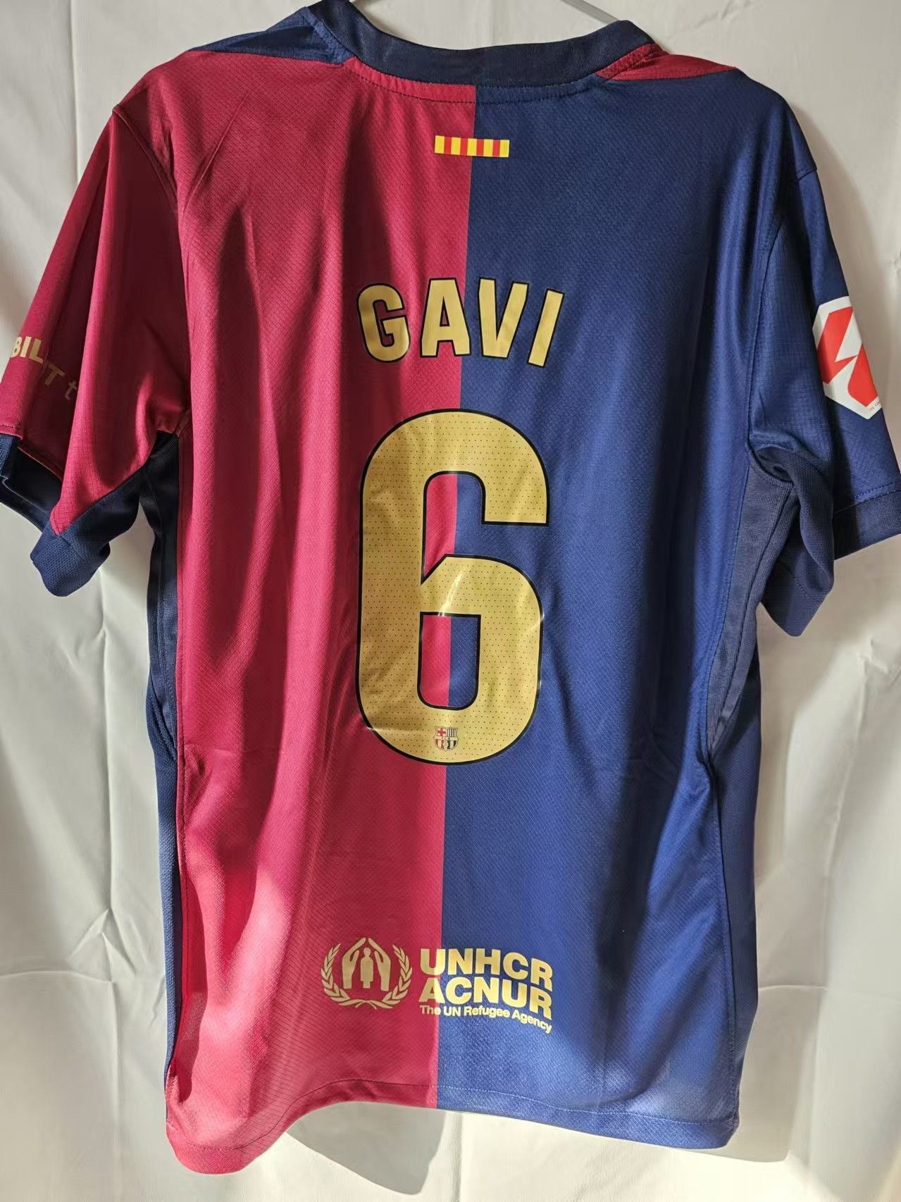 Barcelona #6 GAVI Jersey Home M