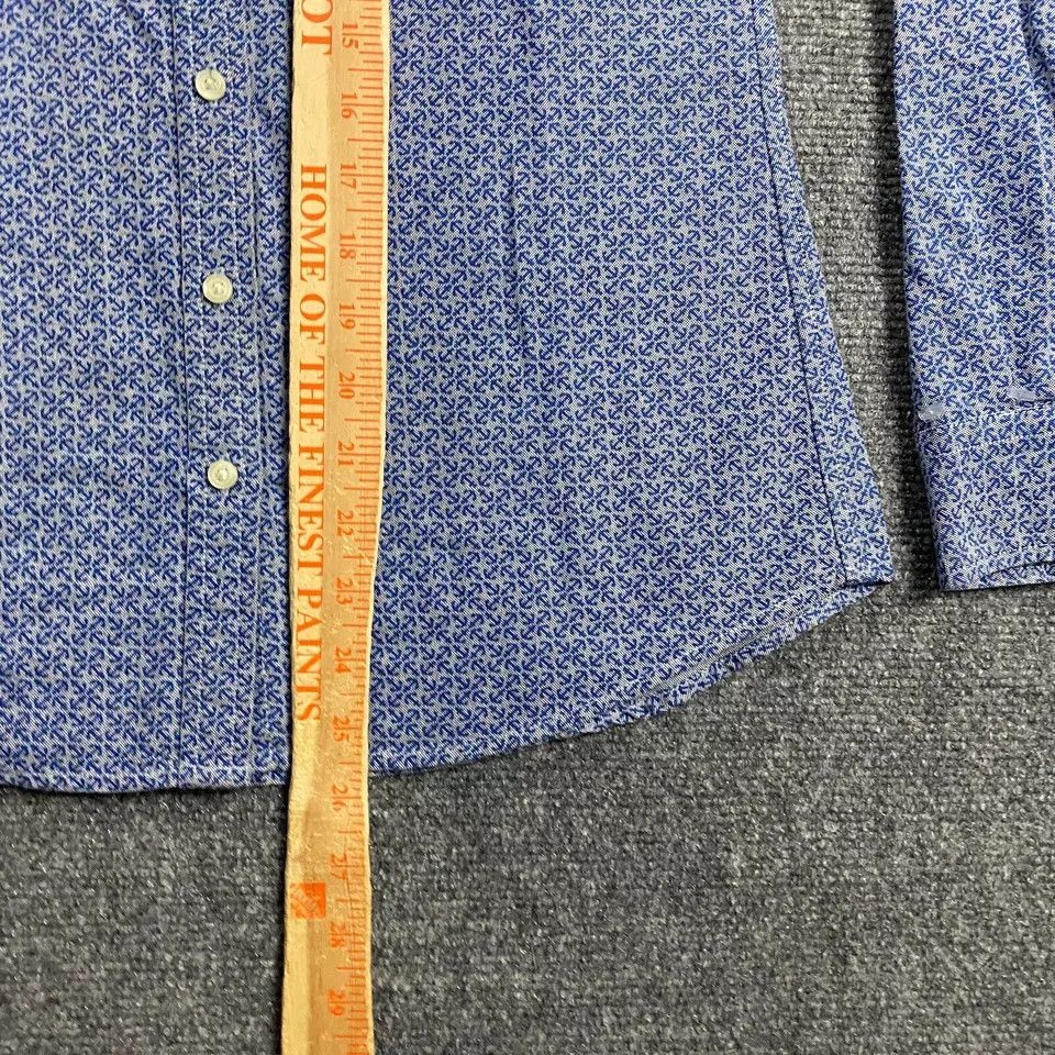 Banana Republic Banana Republic Top Women XS Blue Anchors Oxford Shirt OXBD Size XS / US 0-2 / IT 36-38 - 4 Thumbnail
