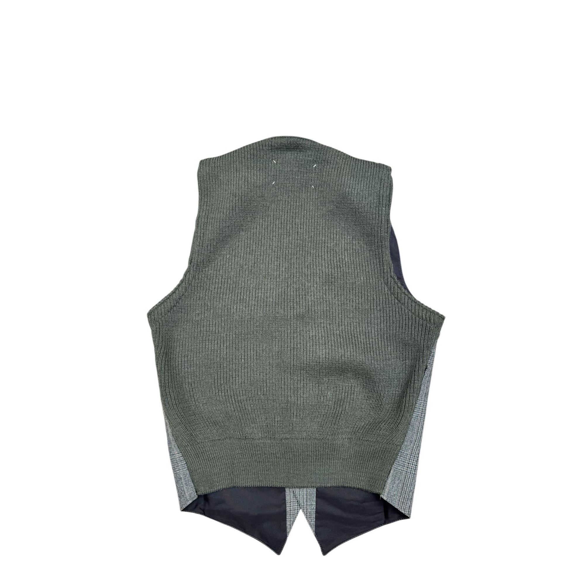 Maison Margiela Early 2000s Artisanal Grey Wool Vest Size US M / EU 48-50 / 2 - 3 Thumbnail
