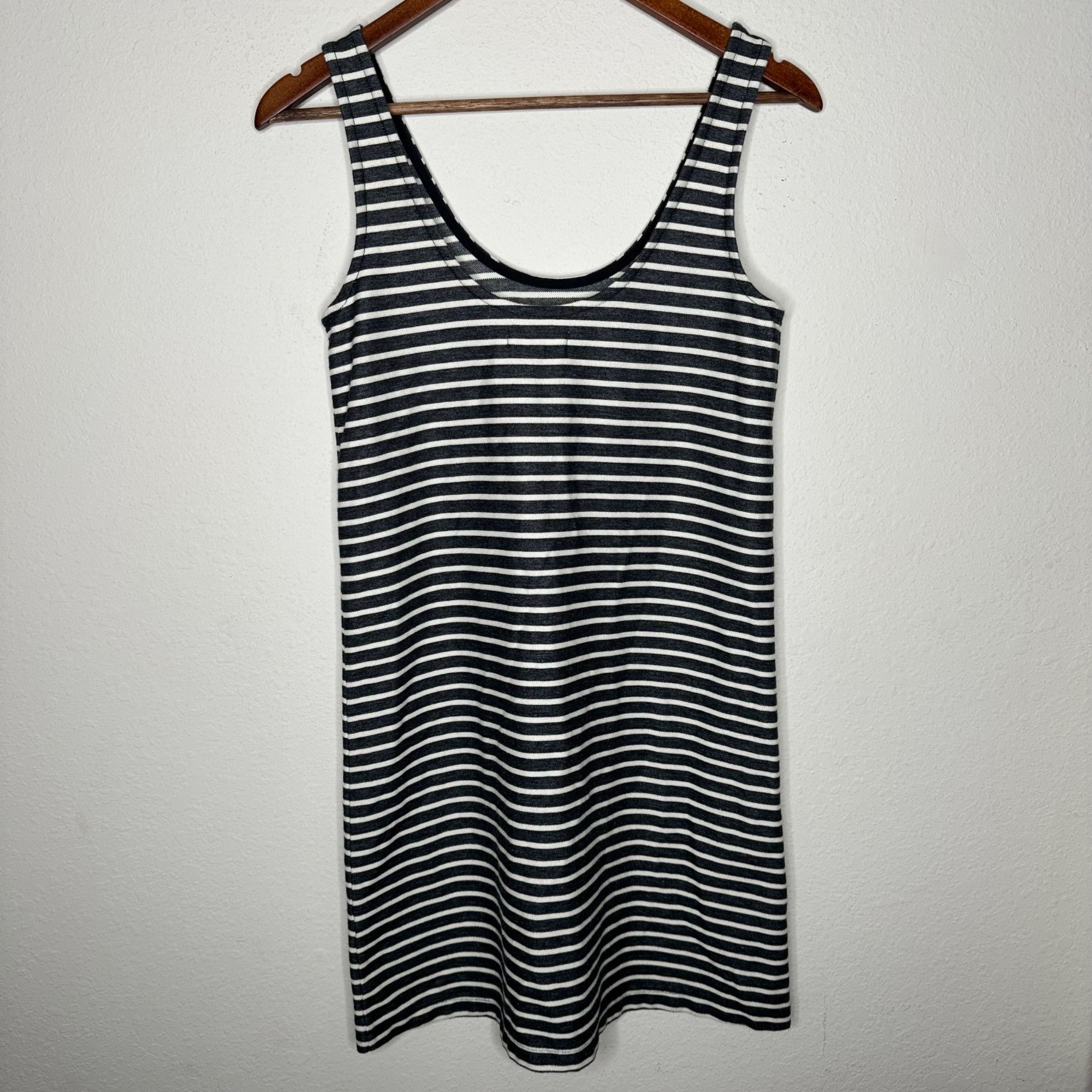 Madewell Madewell Striped Tank Dress black, white Sz XS Size XS / US 0-2 / IT 36-38 - 7 Thumbnail