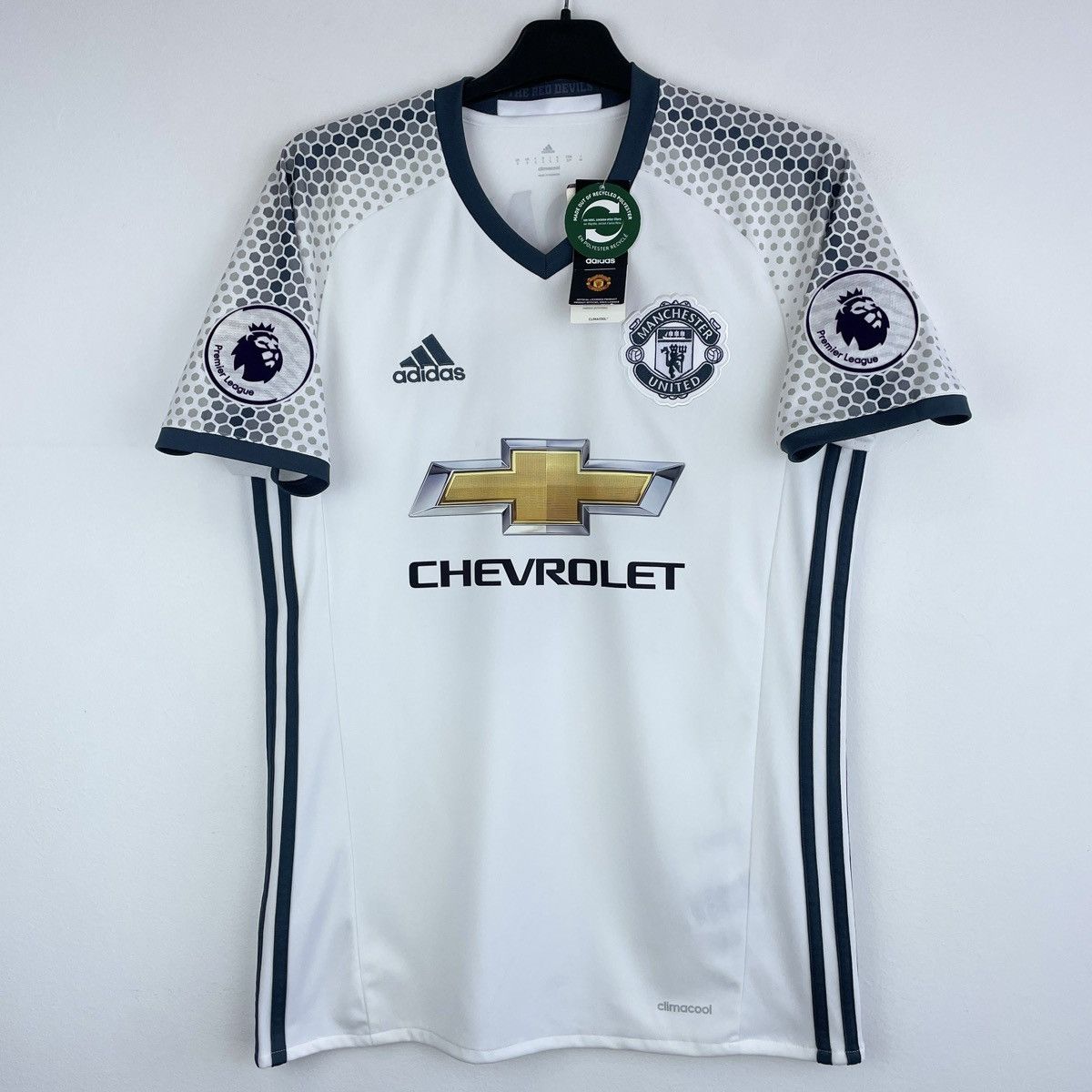Adidas Manchester United Wayne Rooney Third Jersey 2016/2017 Size US S / EU 44-46 / 1 - 2 Thumbnail