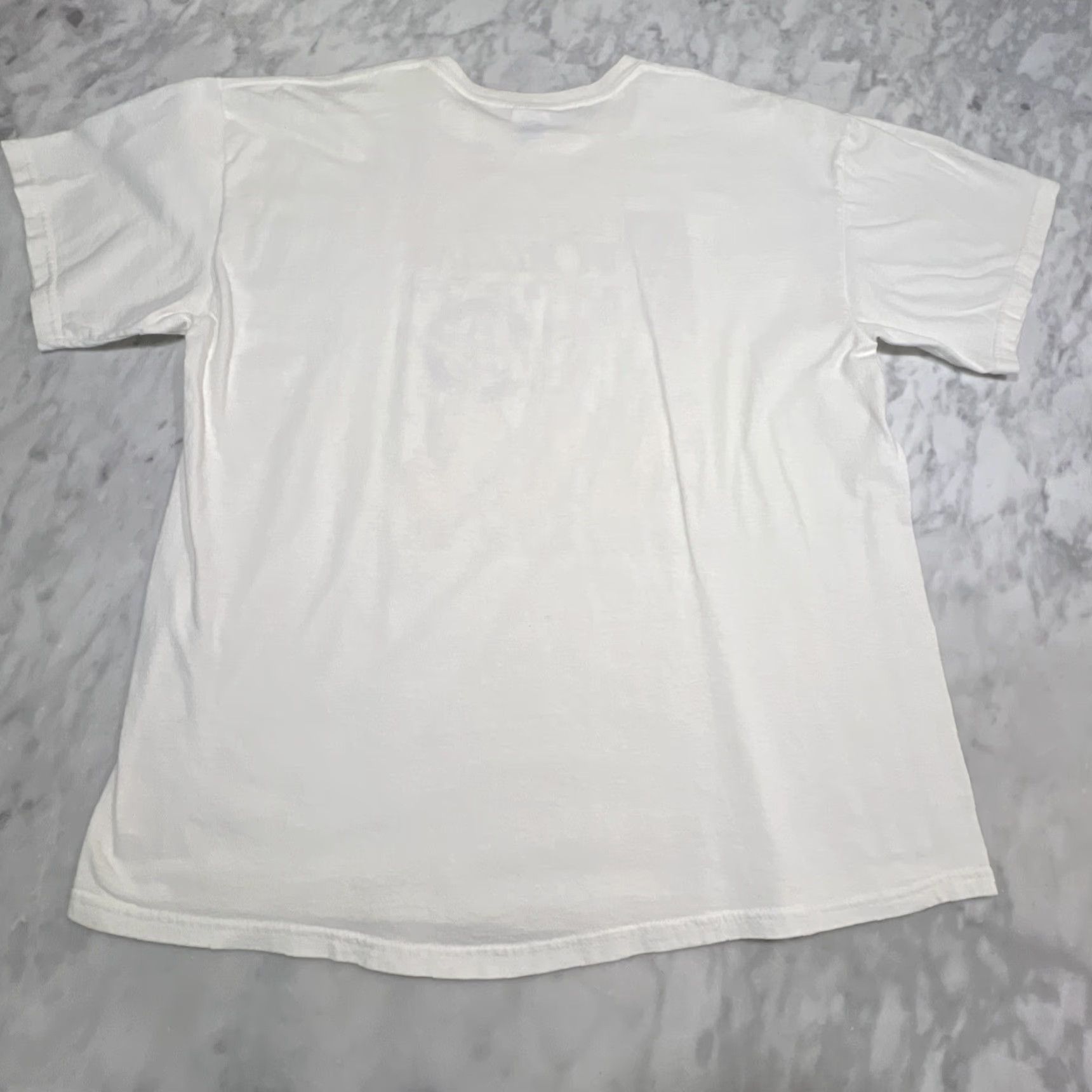 Vintage VINTAGE New Orleans Men T-Shirt XL White French Quarter Jazz Bourbon St Sax Shirt Crew Neck Short Sleeve Cotton Knit Music Size US XL / EU 56 / 4 - 4 Thumbnail