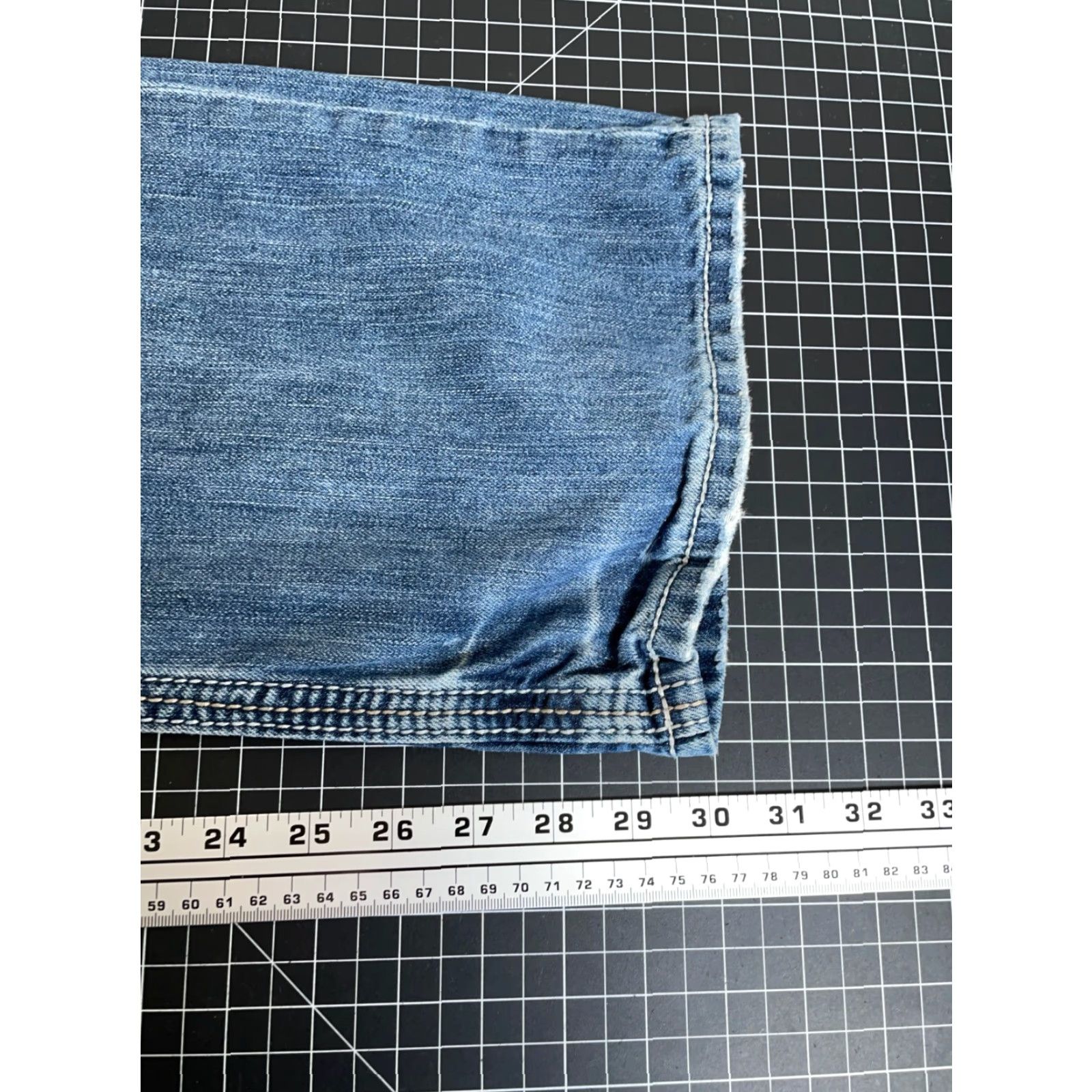 Vintage VINTAGE BKE Derek Jeans Men's 34 x 30 Blue Denim Low Rise Straight Leg 100% Cotton Y2K Men's Size US 34 / EU 50 - 6 Thumbnail