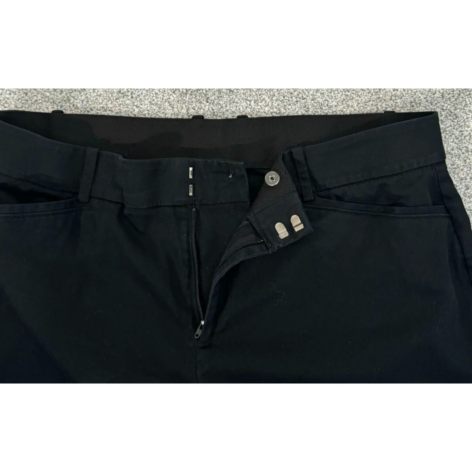 Vintage Ava & Viv Cropped Pants Women Size 17 Office Minimalist Preppy Stretch High Rise Womens Size 38" / US 16 / IT 52 - 5 Thumbnail