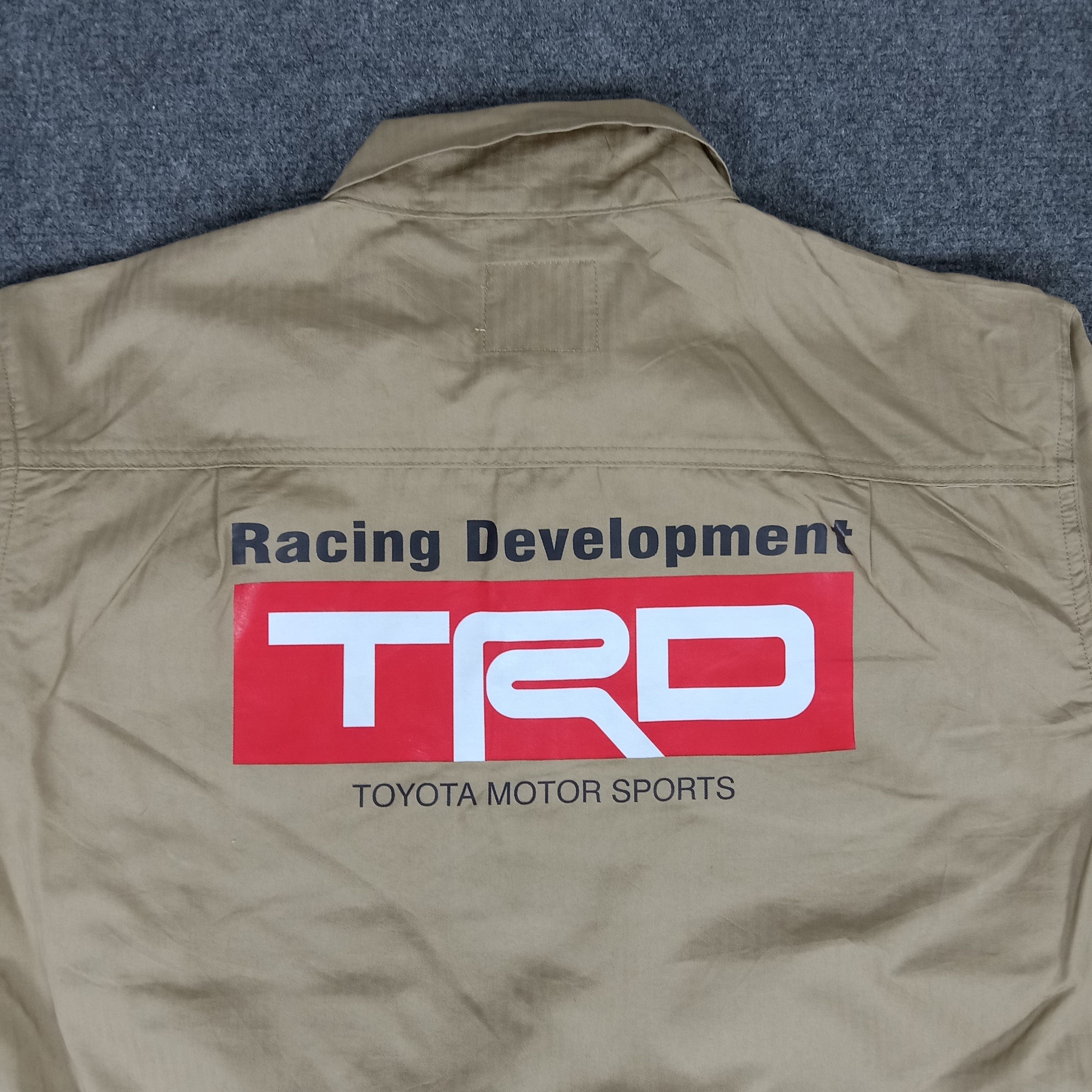Japanese Brand × Vintage TRD Racing Development Toyota Team Coverall Jacket Size US M / EU 48-50 / 2 - 2 Thumbnail
