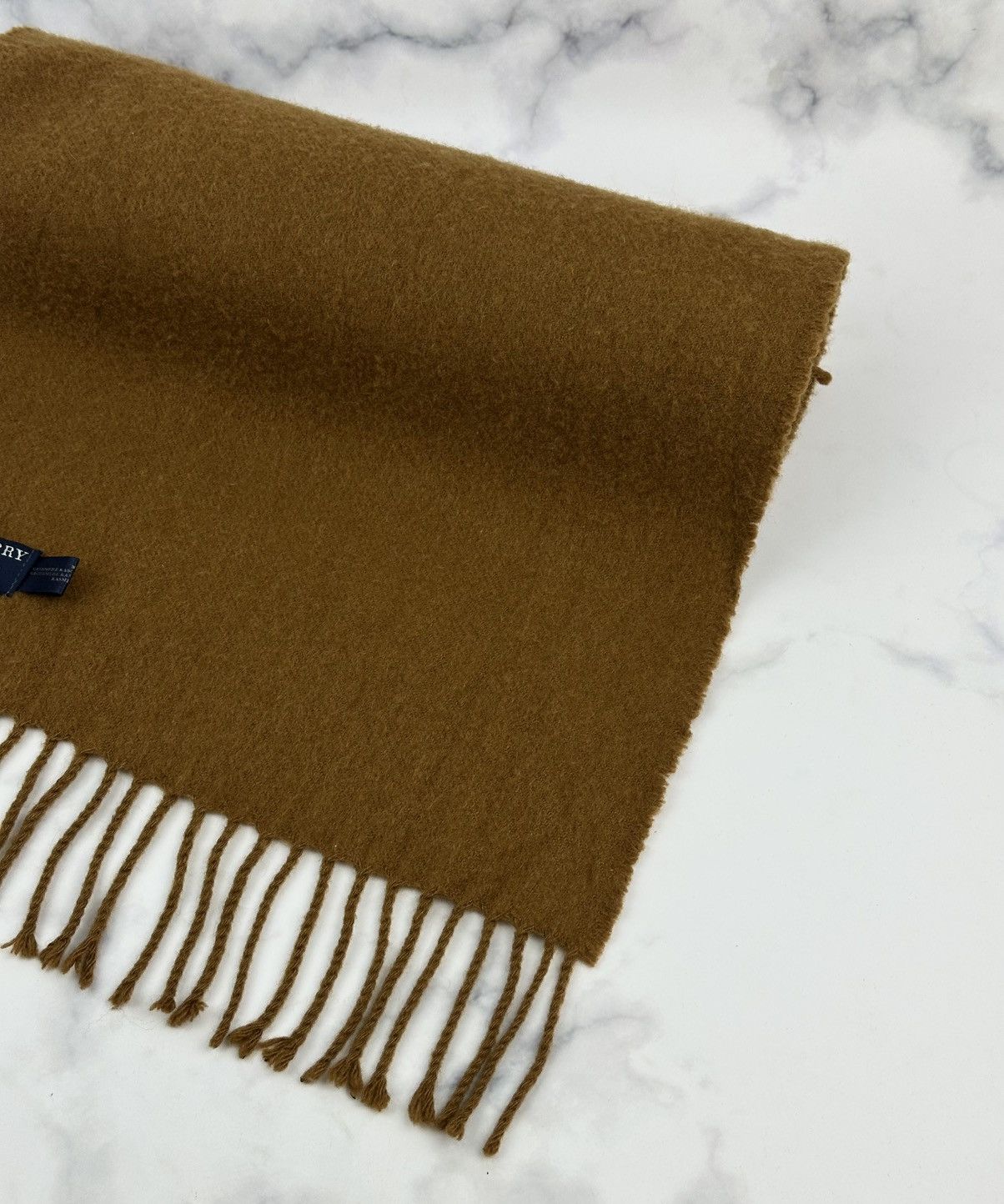 Burberry Burberry Scarf brown CASHMERE made in England Size ONE SIZE - 2 Thumbnail