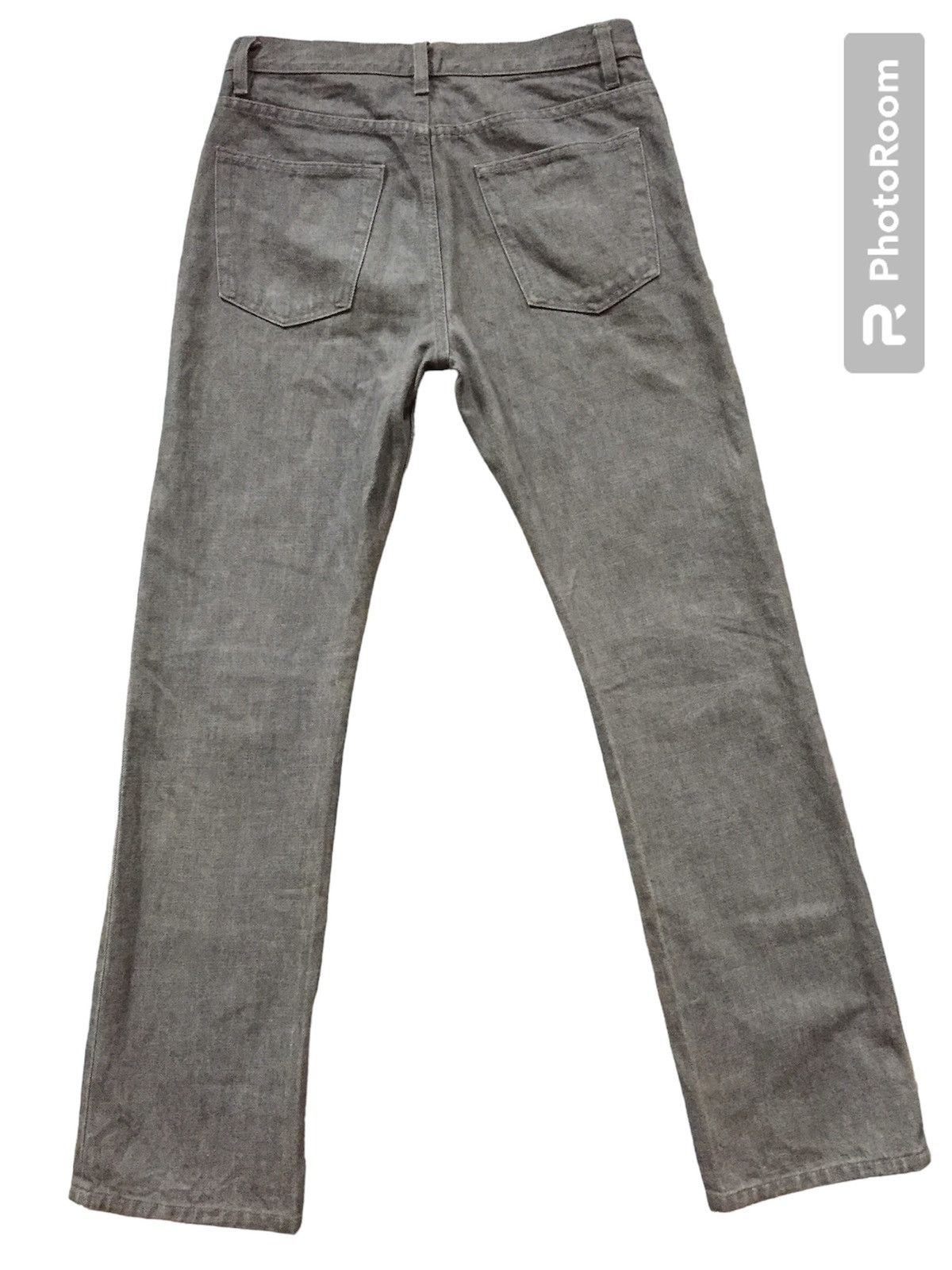 Vintage 1999 Helmut Lang Classic Raw Grey Denim Size 28