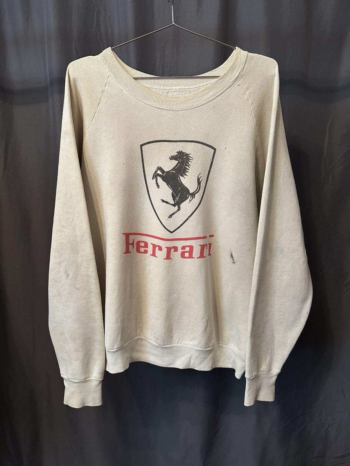 Vintage Vintage 80’s Ferrari Crewneck Sweatshirt Size US XL / EU 56 / 4 - 1 Thumbnail