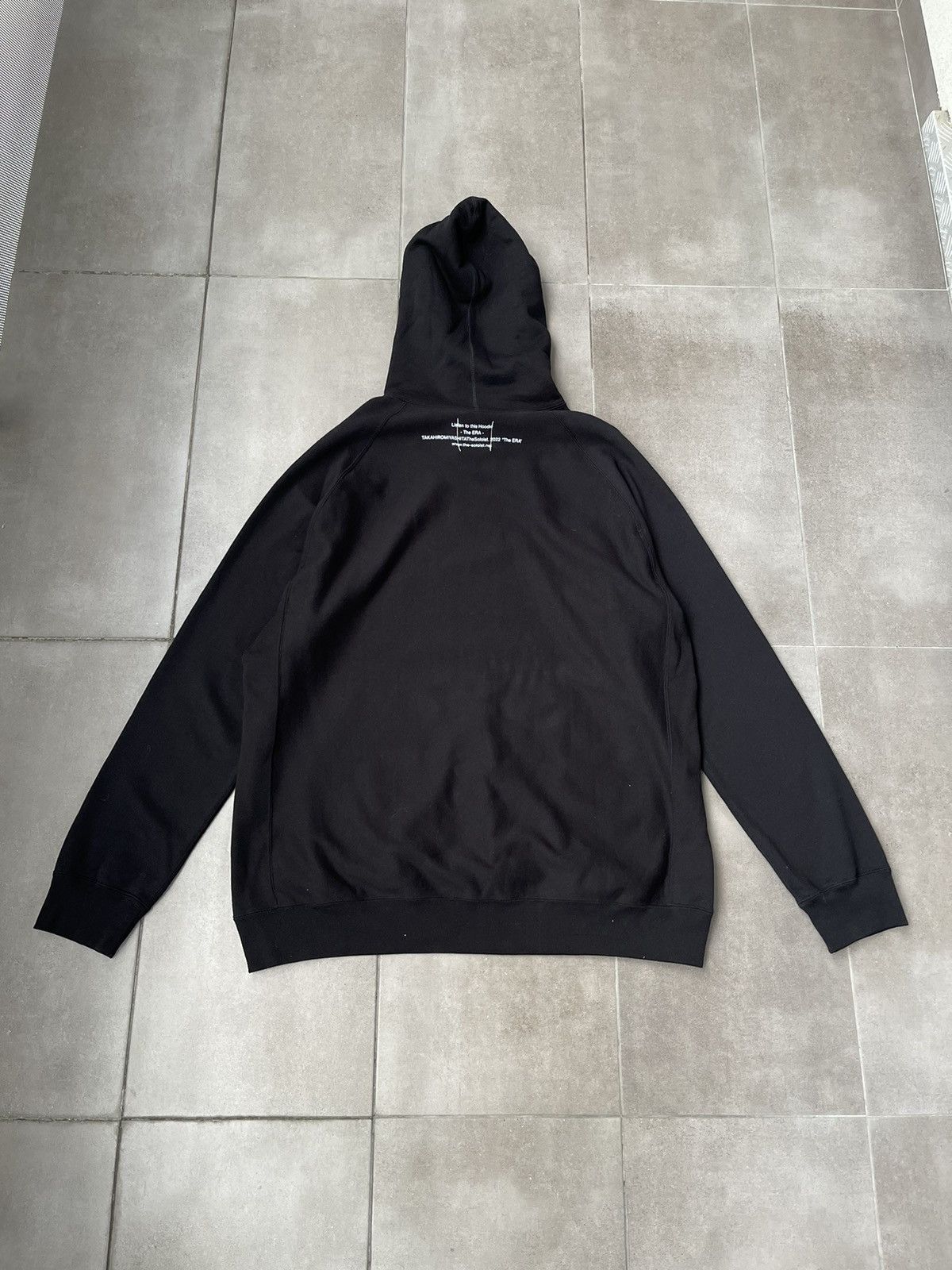 Takahiromiyashita The Soloist. !DS! AW22 The Soloist "The Era" Logo Black Oversized Hoodie Size US M / EU 48-50 / 2 - 11 Thumbnail