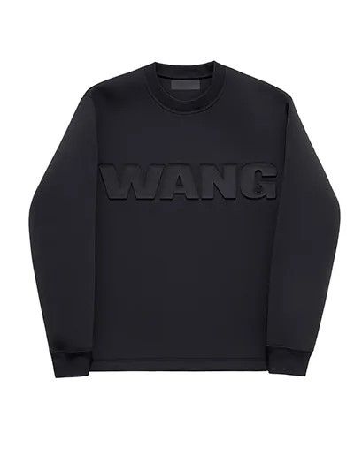 image of Alexander Wang X H&m L Size Neoprene Sweatshirt in Black, Men's