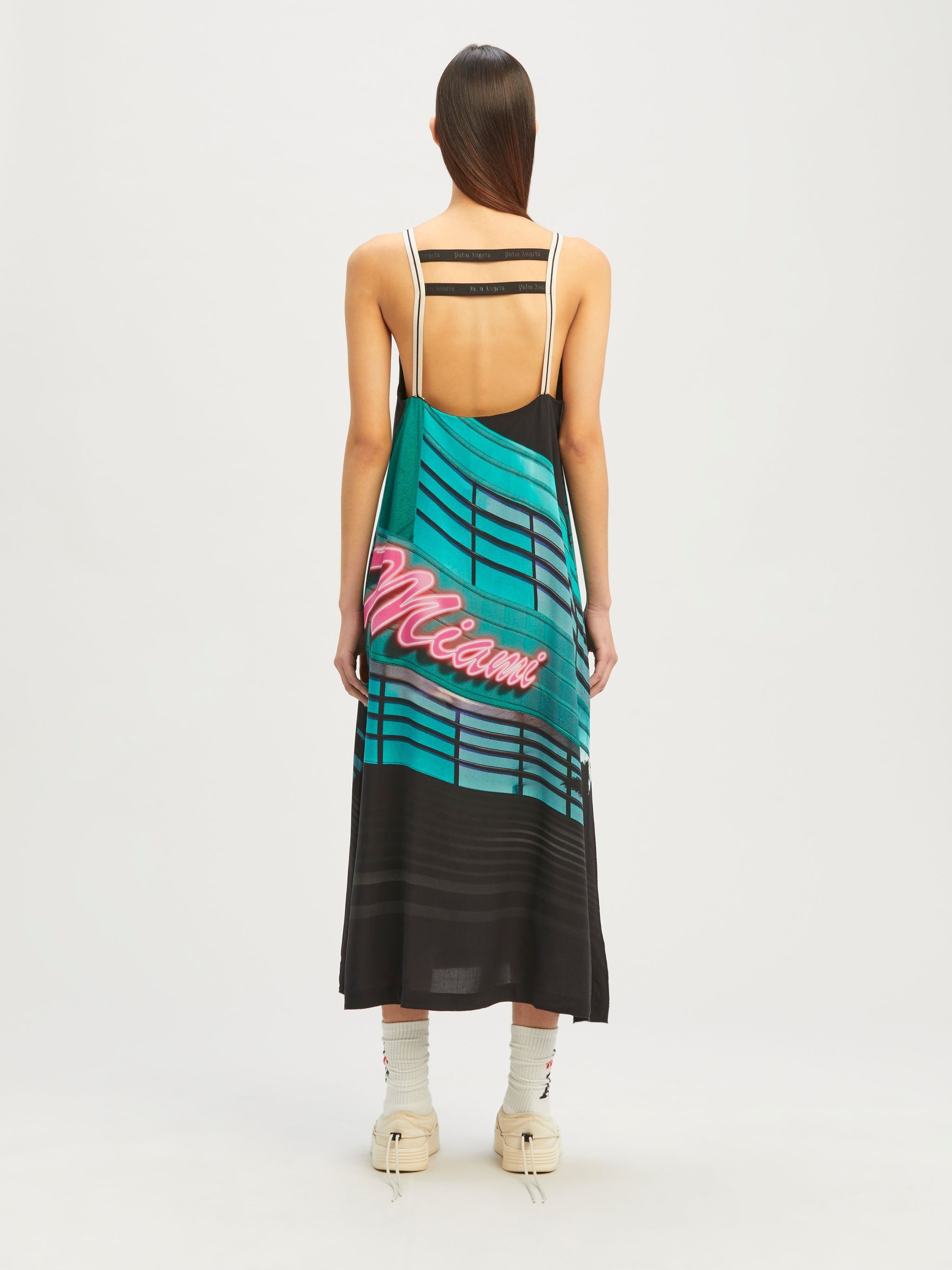 Palm Angels o1y1125 Midi Dress in Multicolor Size M / US 6-8 / IT 42-44 - 5 Thumbnail