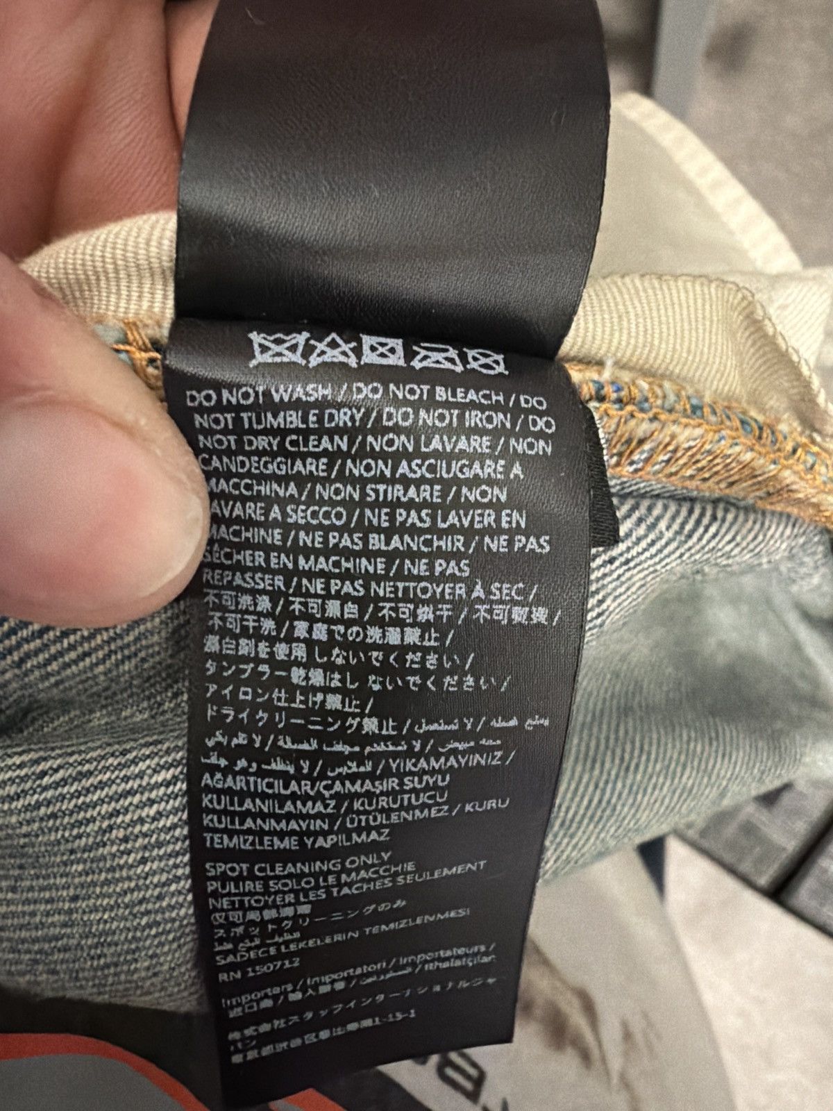 Amiri Amiri mx1 honeycomb striaght leg jeans Size US 40 / EU 56 - 6 Thumbnail