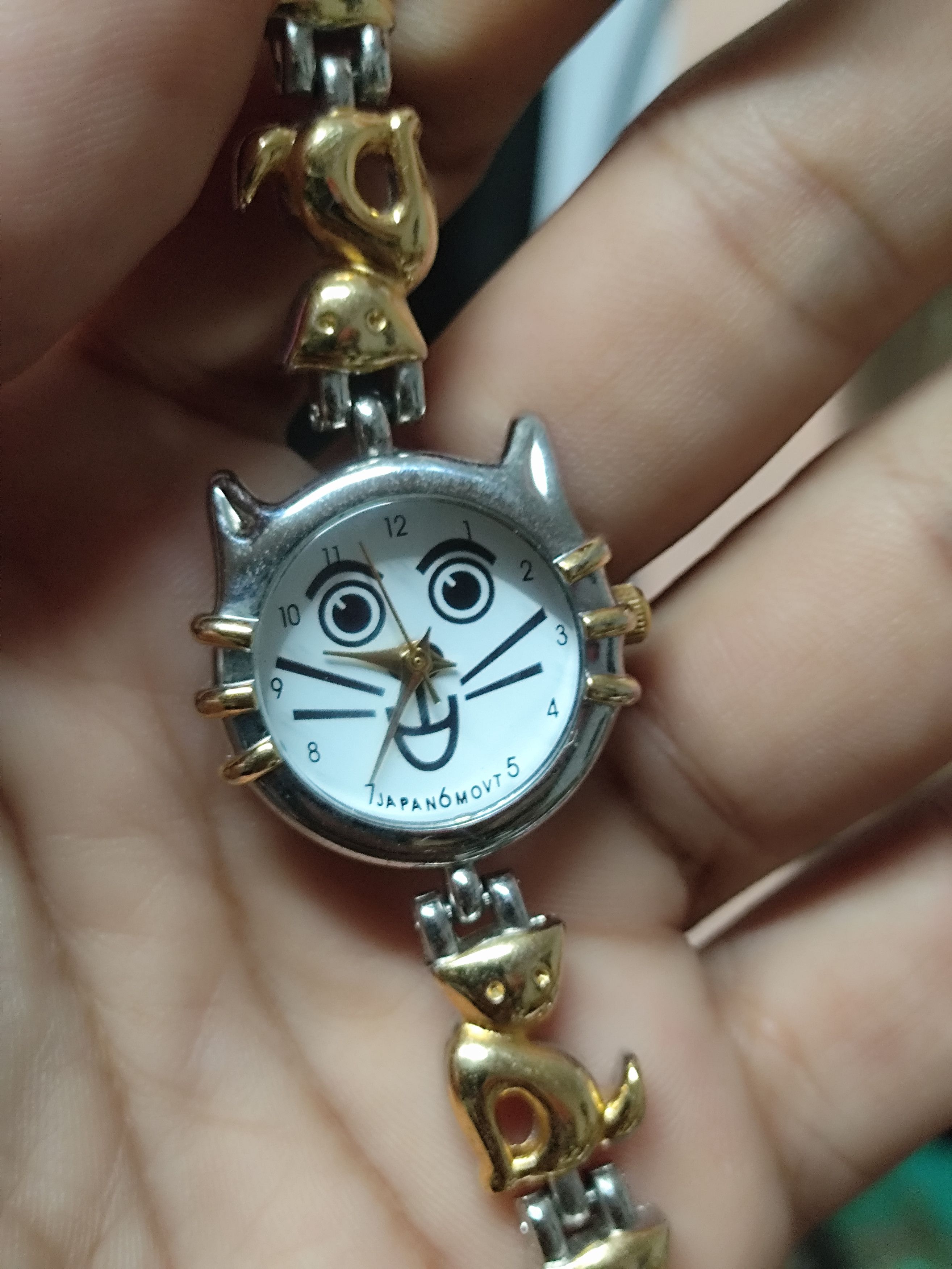 Japanese Brand × Vintage Kristine Quartz Watch Japan Made. Cat Shape Design Size ONE SIZE - 1 Thumbnail