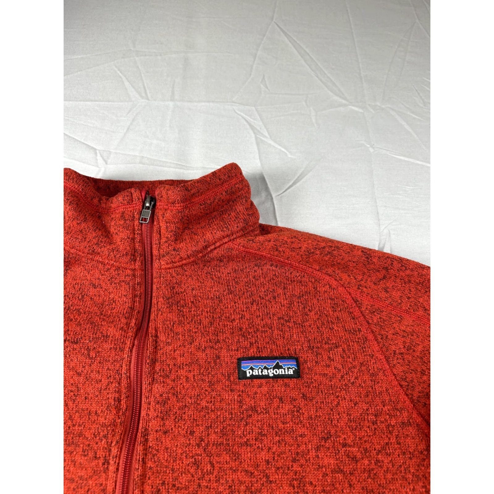 Patagonia Patagonia Better Sweater Womens XL Red 1/4 Zip Fleece Pullover Jacket Heathered Size XL / US 12-14 / IT 48-50 - 5 Thumbnail