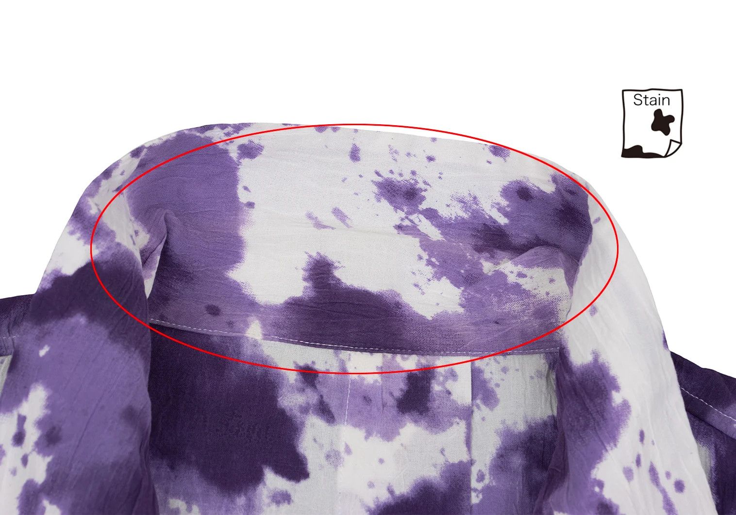 Issey Miyake Cotton Washer Print Short Sleeve Shirt in Purple and White Size US S / EU 44-46 / 1 - 4 Thumbnail