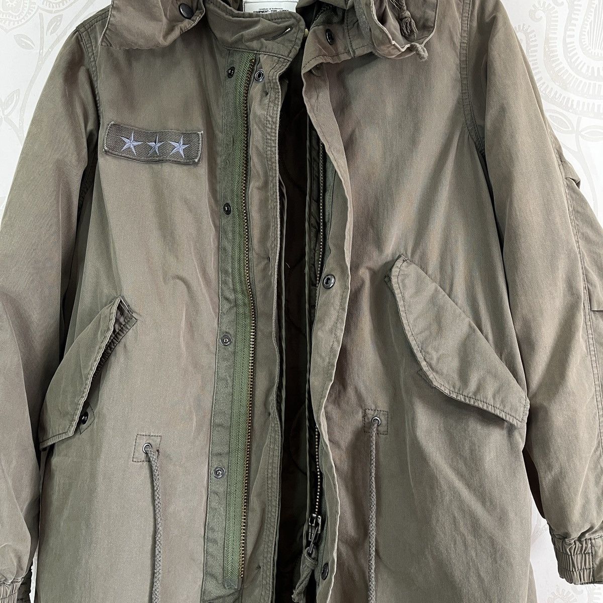 Alpha Industries Avirex Alpha Industries Hood Fur Ruff Long Parka Jacket Size US M / EU 48-50 / 2 - 10 Thumbnail