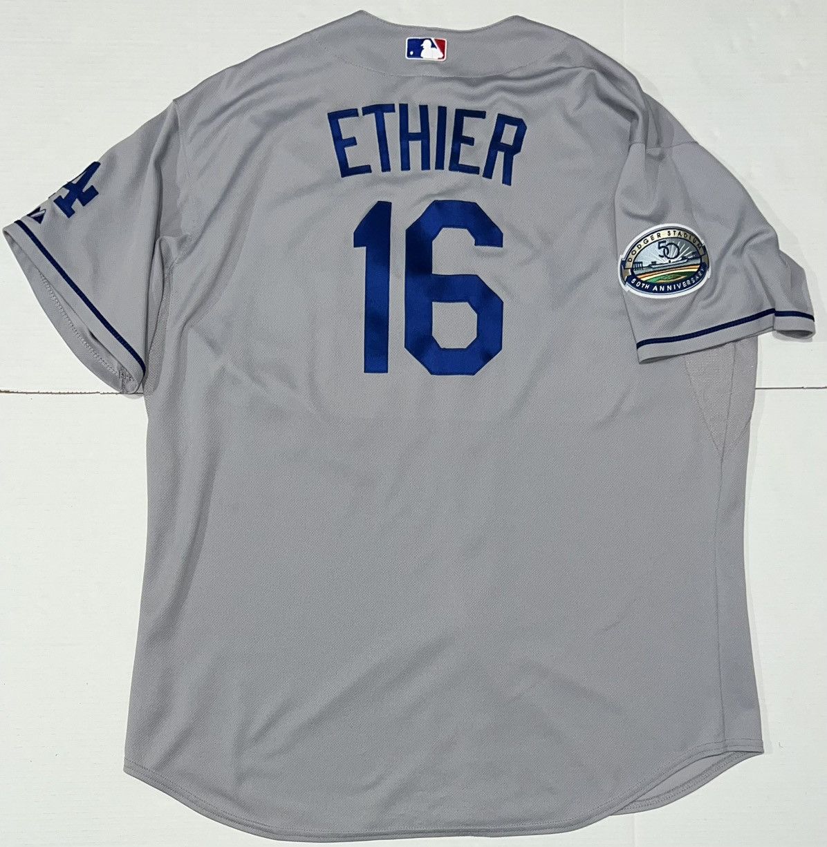 Majestic Los Angeles Dodgers Andre Ethier Majestic Authentic Jersey Size US XXL / EU 58 / 5 - 2 Thumbnail