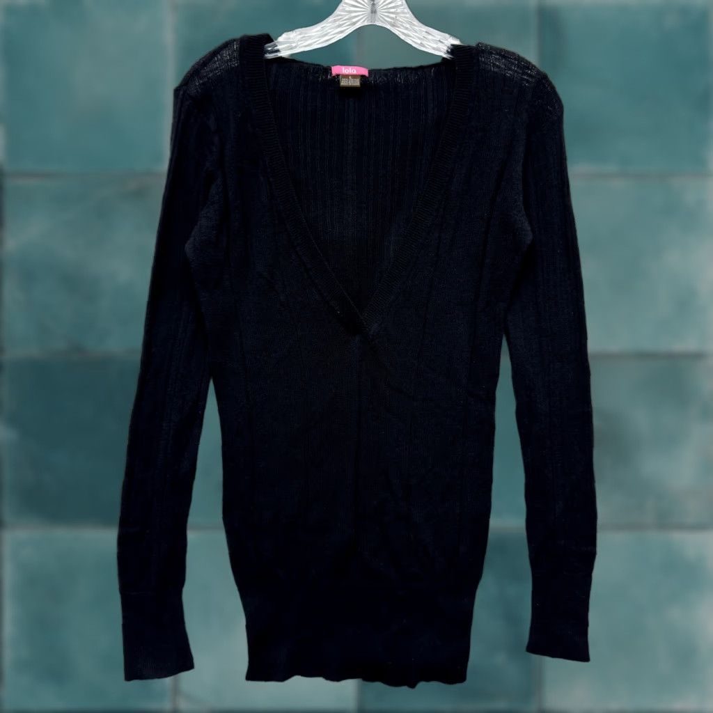 Bell VINTAGE Y2K Large Black Hooded Sweater Bella Swan Boho Fairy Grunge Whimsigoth Lola L Grunge Sweatshirt Womens Size L / US 10 / IT 46 - 1 Thumbnail