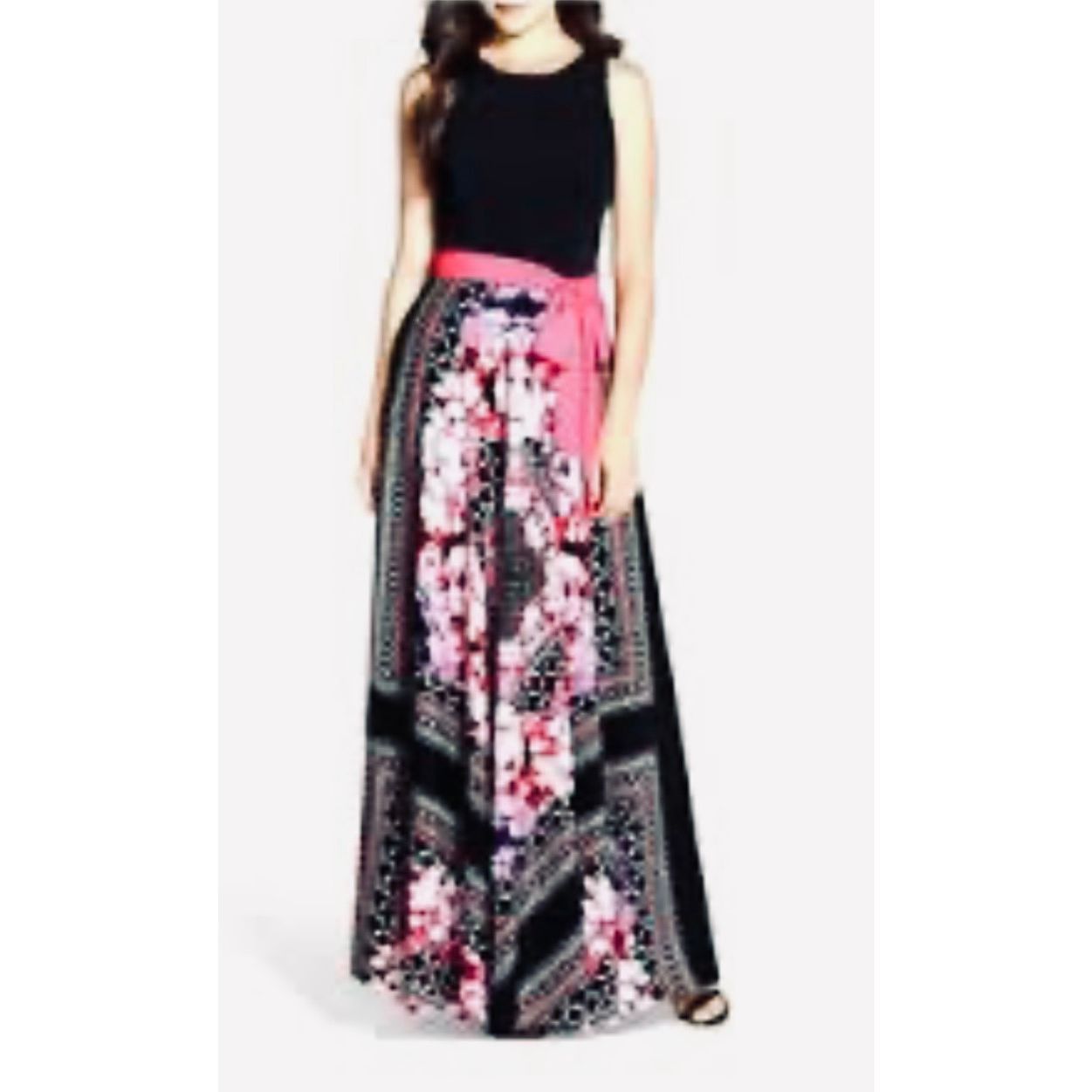 Other Eliza J Multicolored Halter Scarf Maxi Dress Size 12, No Bel Size XL / US 12-14 / IT 48-50 - 1 Thumbnail