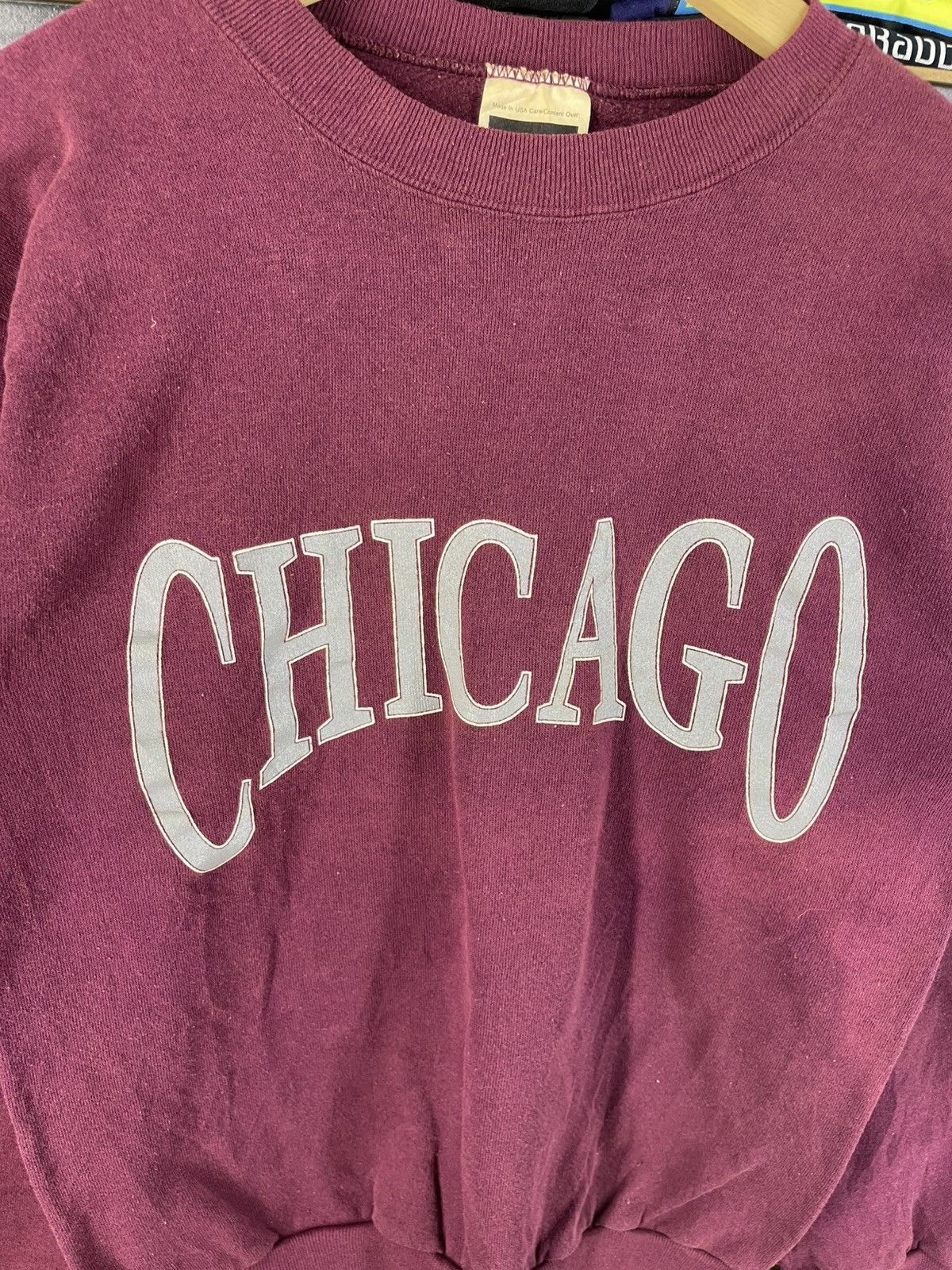 Universal Overall Chicago Vintage 90's Chicago Spellout Sweatshirt Size US M / EU 48-50 / 2 - 3 Thumbnail