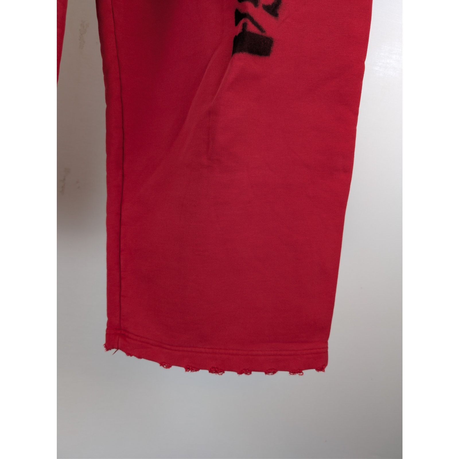 Balenciaga o1rshd1 Baggy Sweatpants Trousers in Red/black Size US 30 / EU 46 - 8 Thumbnail
