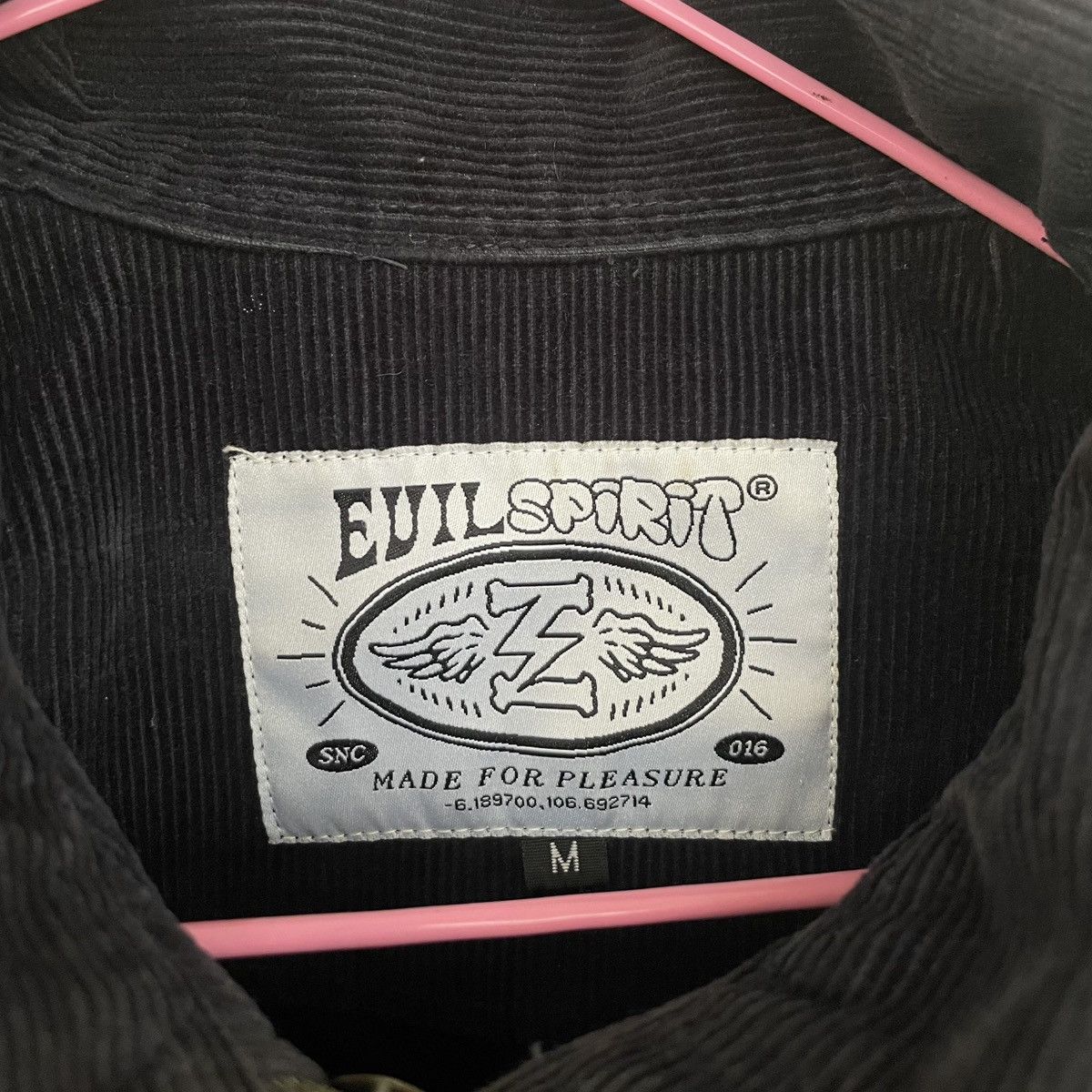Japanese Brand “EVIL SPIRIT” Corduroy Bomber Jacket Size US M / EU 48-50 / 2 - 6 Thumbnail