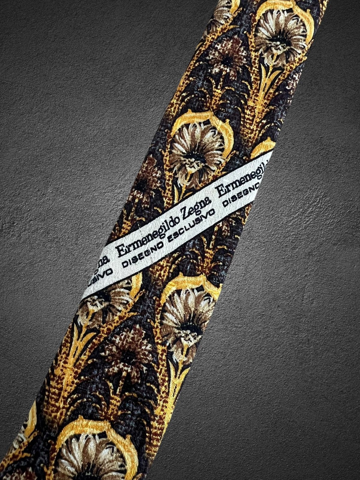 Ermenegildo Zegna Ermenegildo Zegna 100% Silk Tie – Italian Designer Size ONE SIZE - 7 Thumbnail