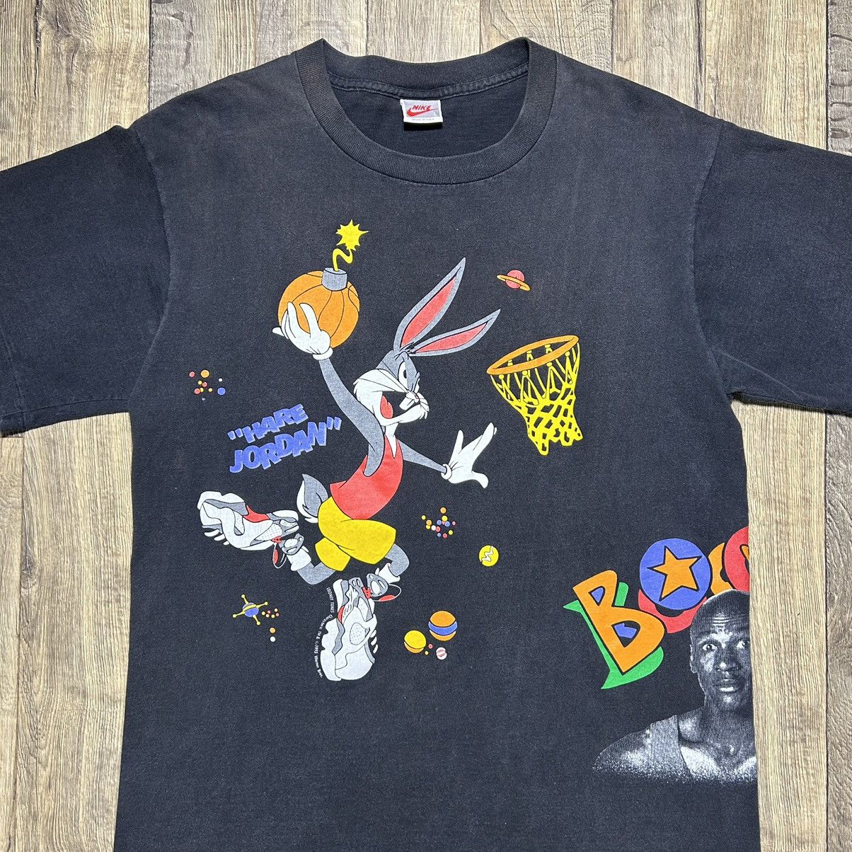 Vintage Vintage 1993 Nike Space Jam Air Jordan Shirt Size Large 90s Size US L / EU 52-54 / 3 - 2 Thumbnail